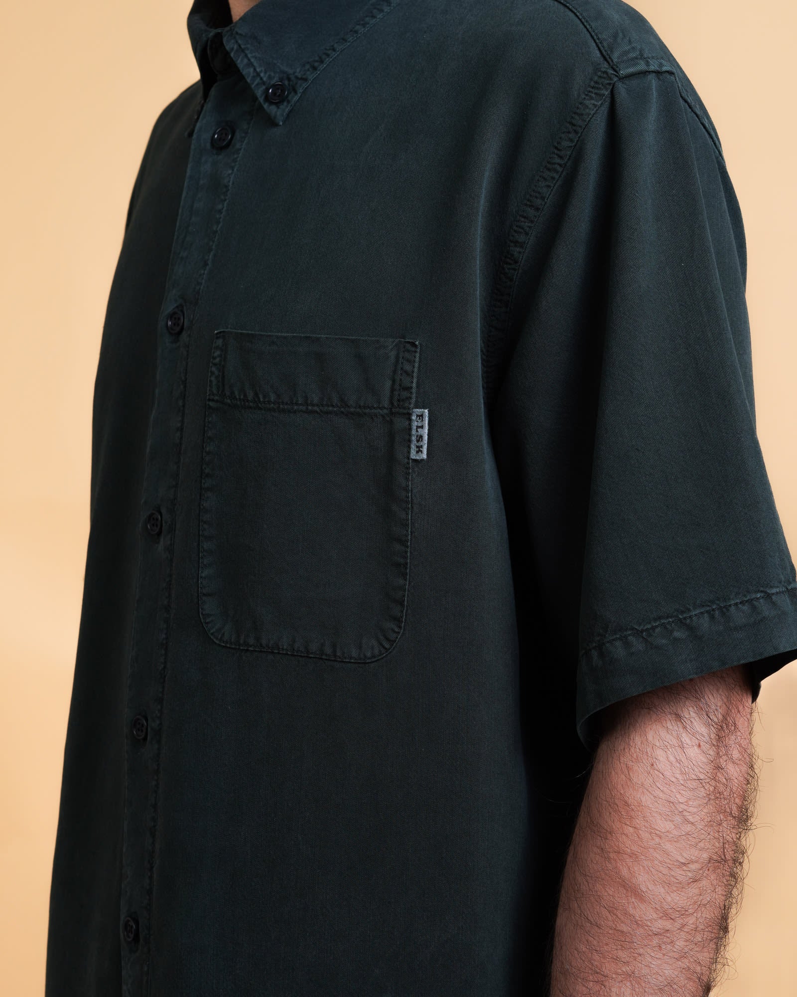 Lyocell Men'S Ss Shirt