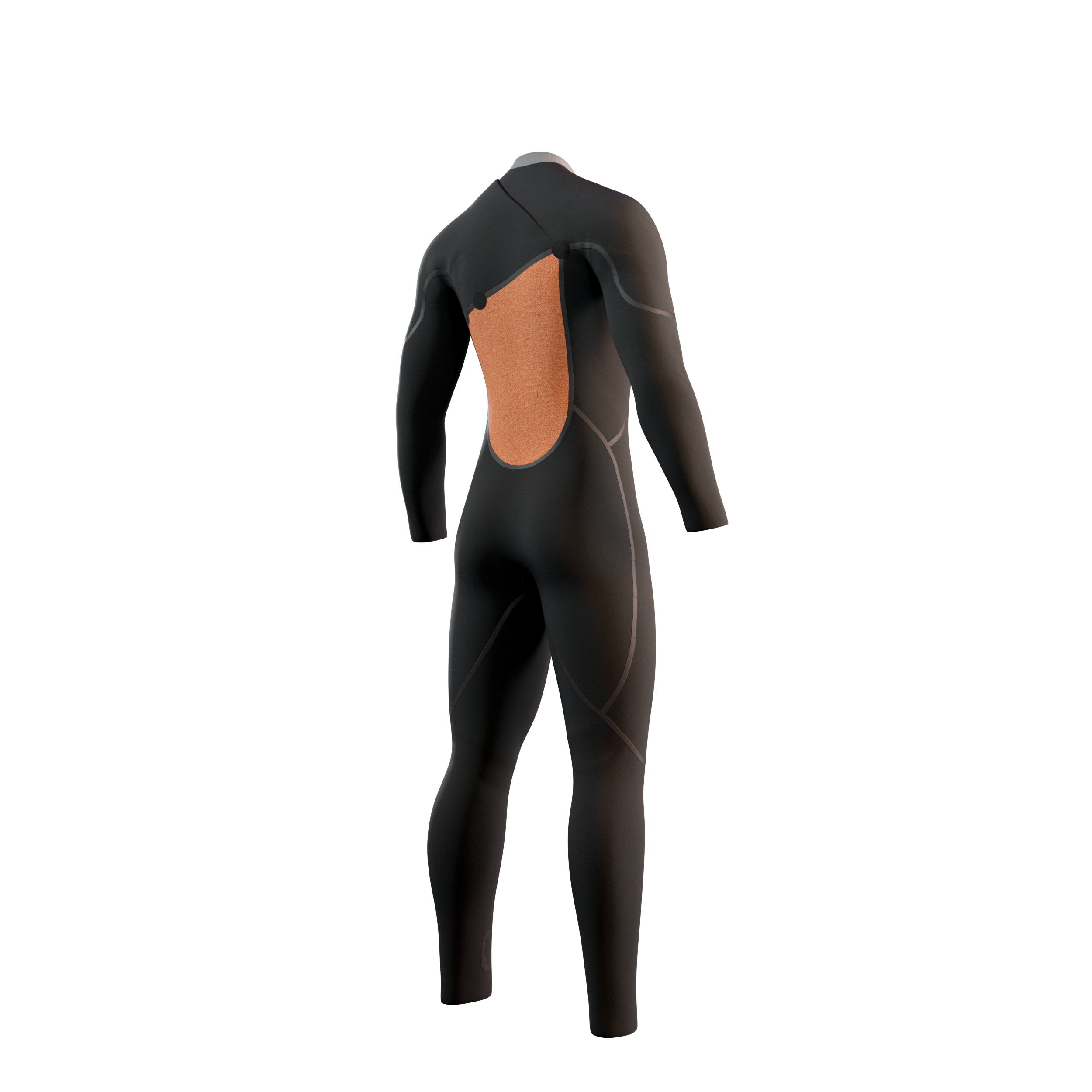 The One Fullsuit 3/2mm Zipfree 2024 - Black