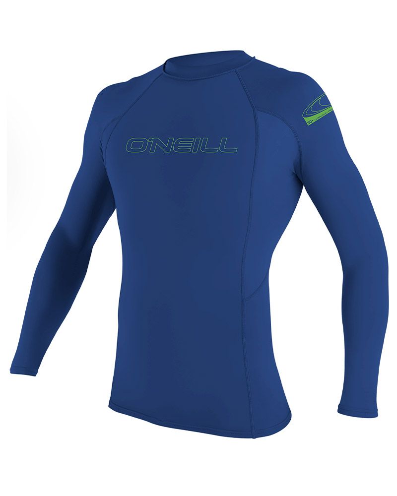 Ungdom Basickins L/S Rash Guard - Pacific