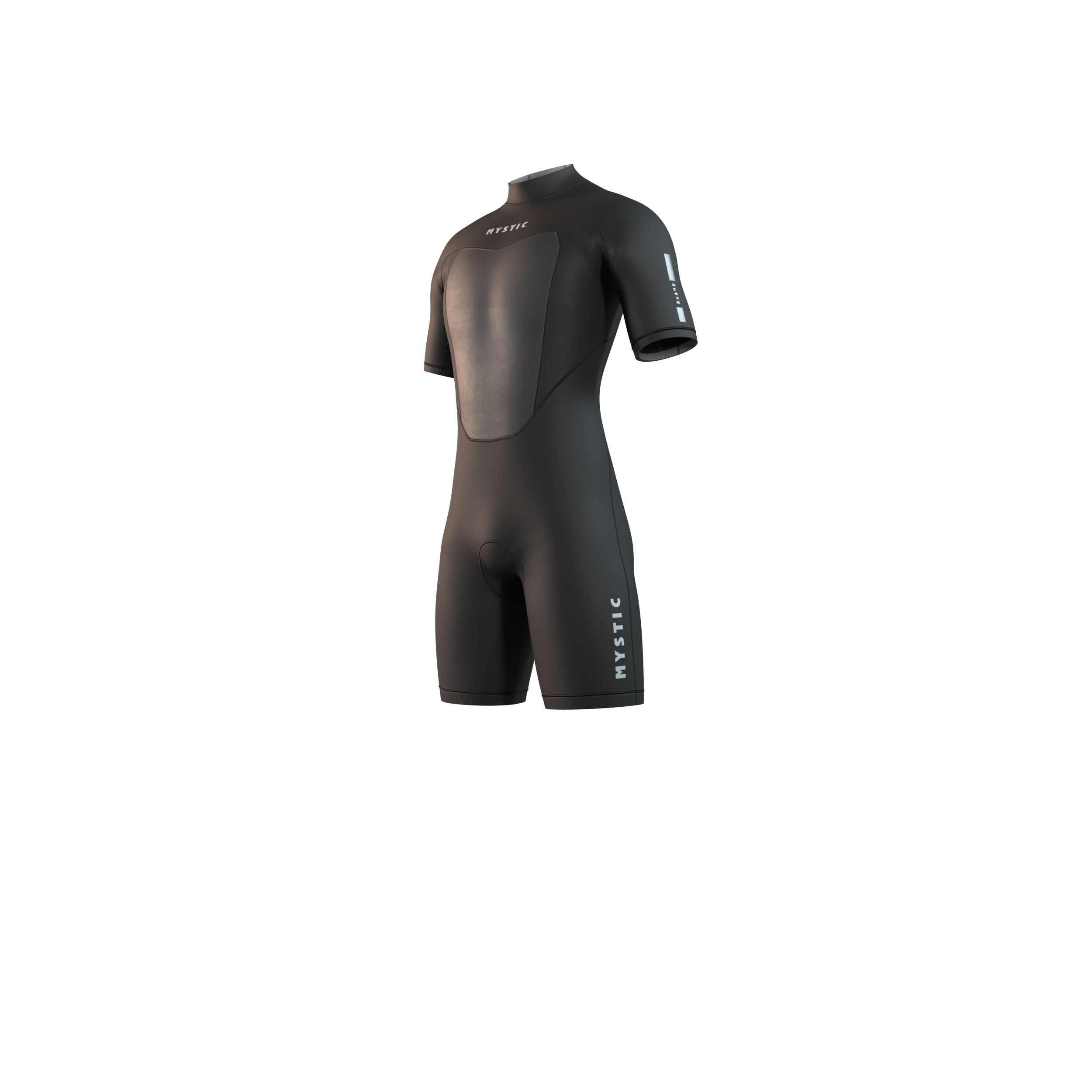 Mystic - Brand Shorty 3/2mm Bzip Flatlock - 2025 - Black