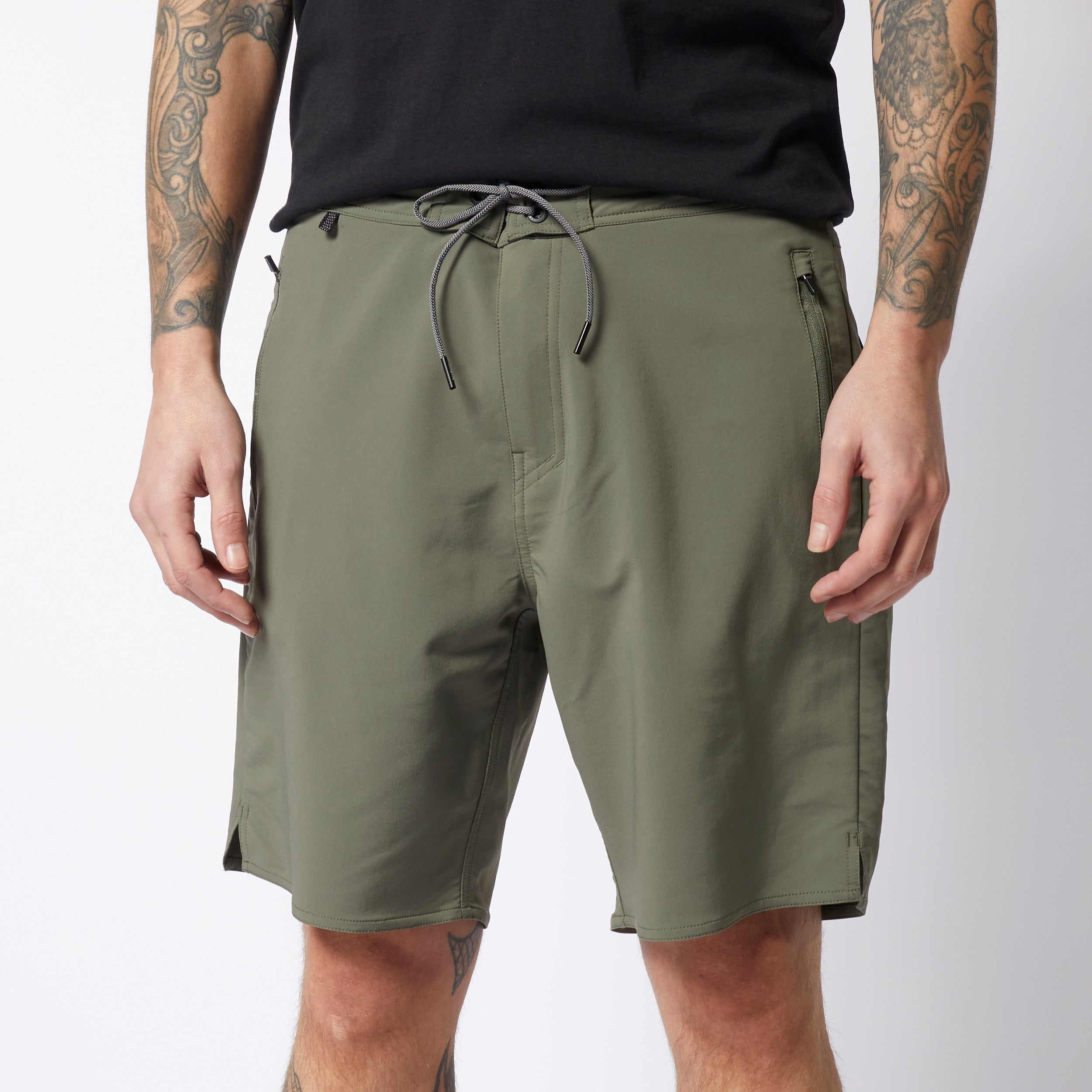 Mystic - Trail Hybrid Boardshort - Moss