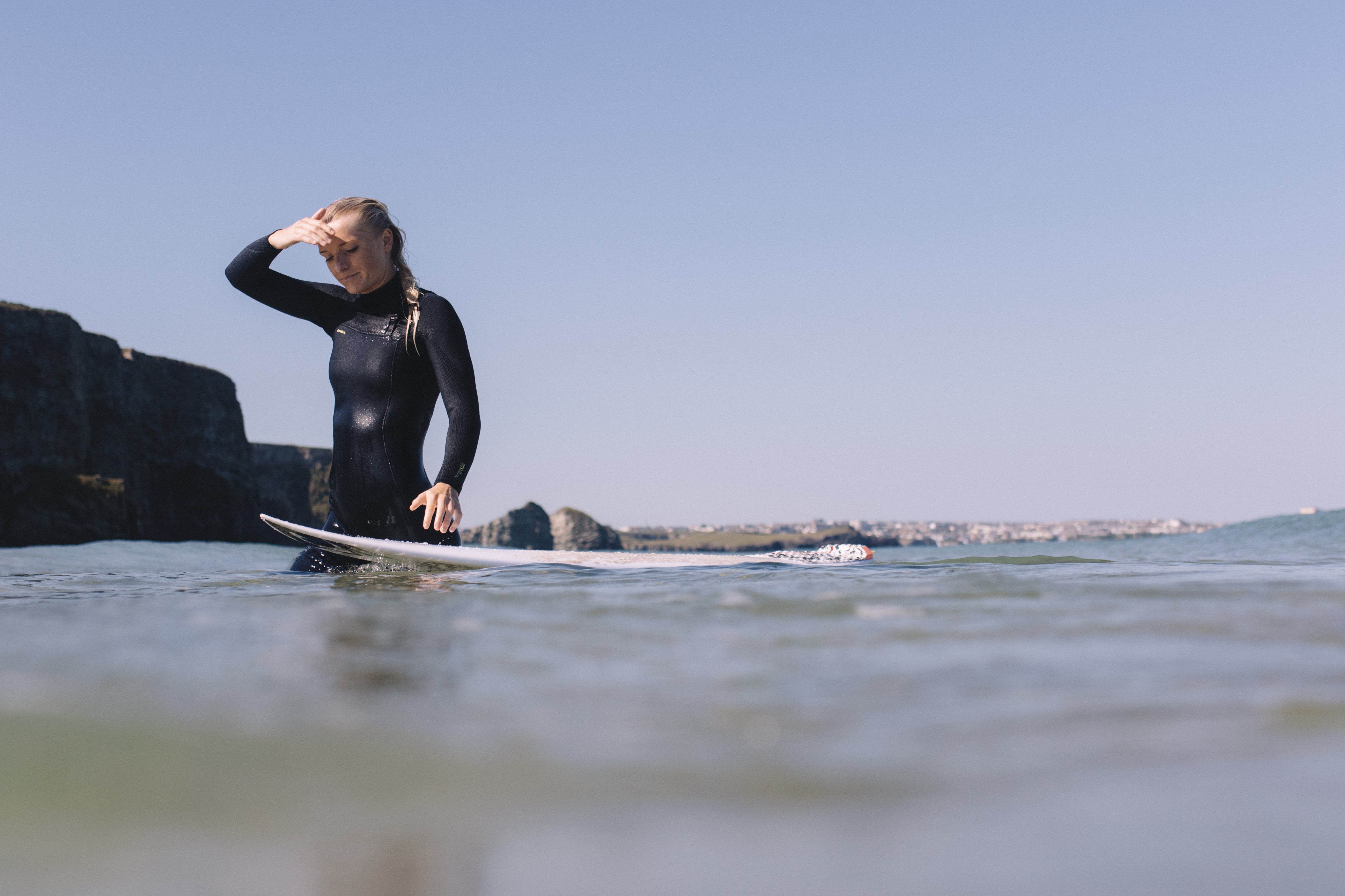 Wms Hyperfreak 4/3+ Chest Zip Full - svart/svart