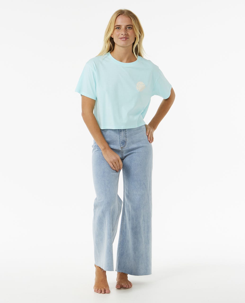 Wettie Icon Crop Kortärmad T-shirt