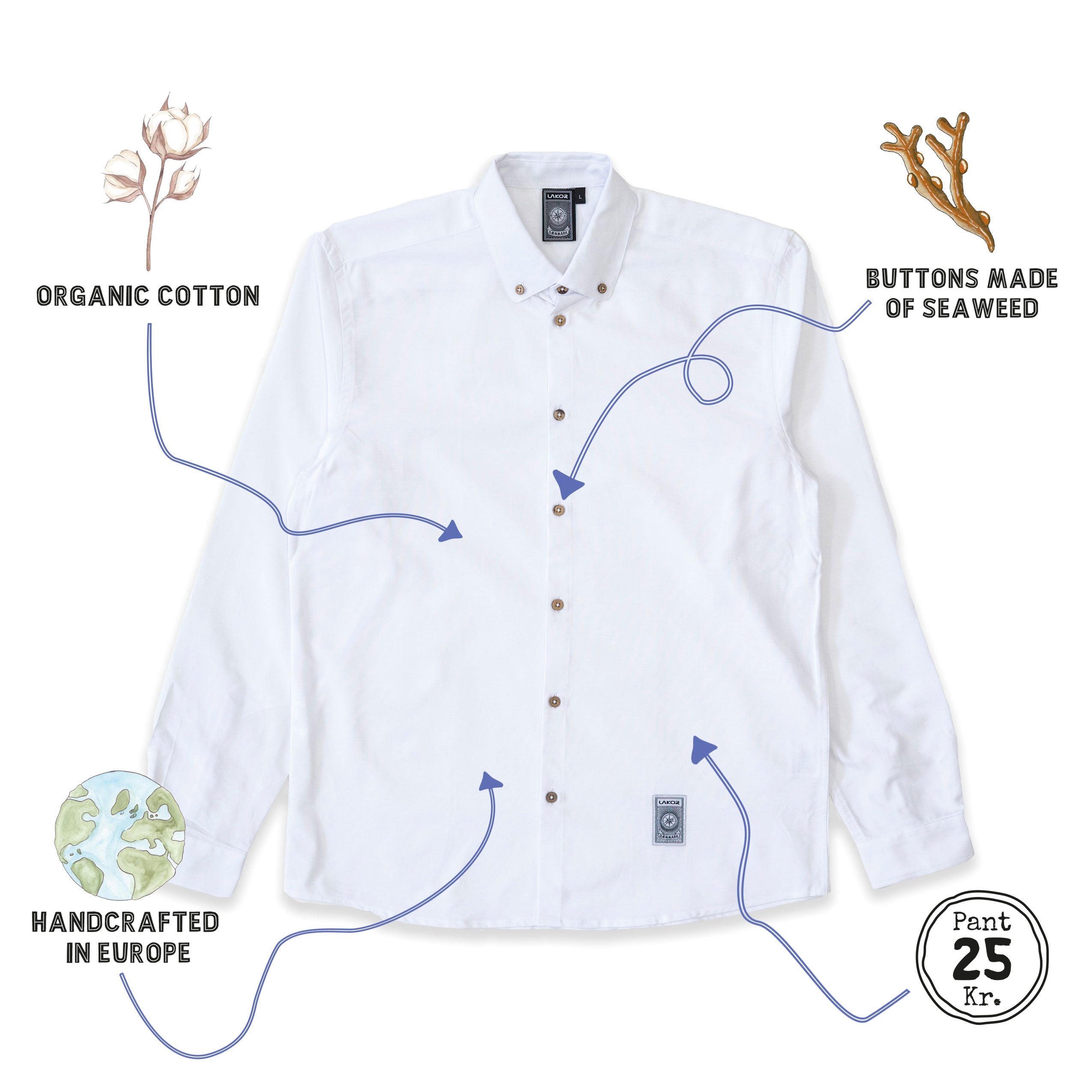 Oxford skjorta (vit) 