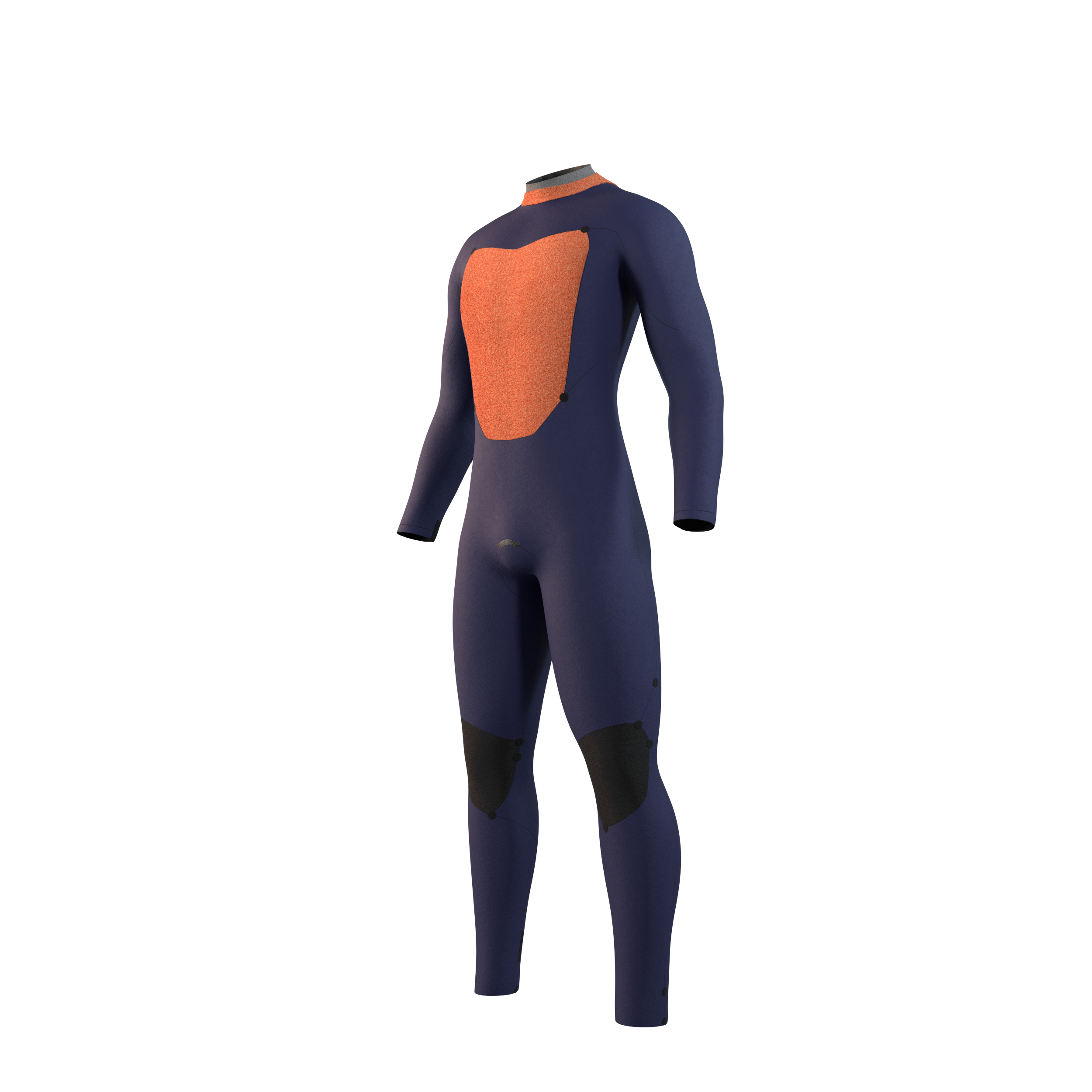 Mystic - Star Fullsuit 3/2mm Bzip - 2025 - Black