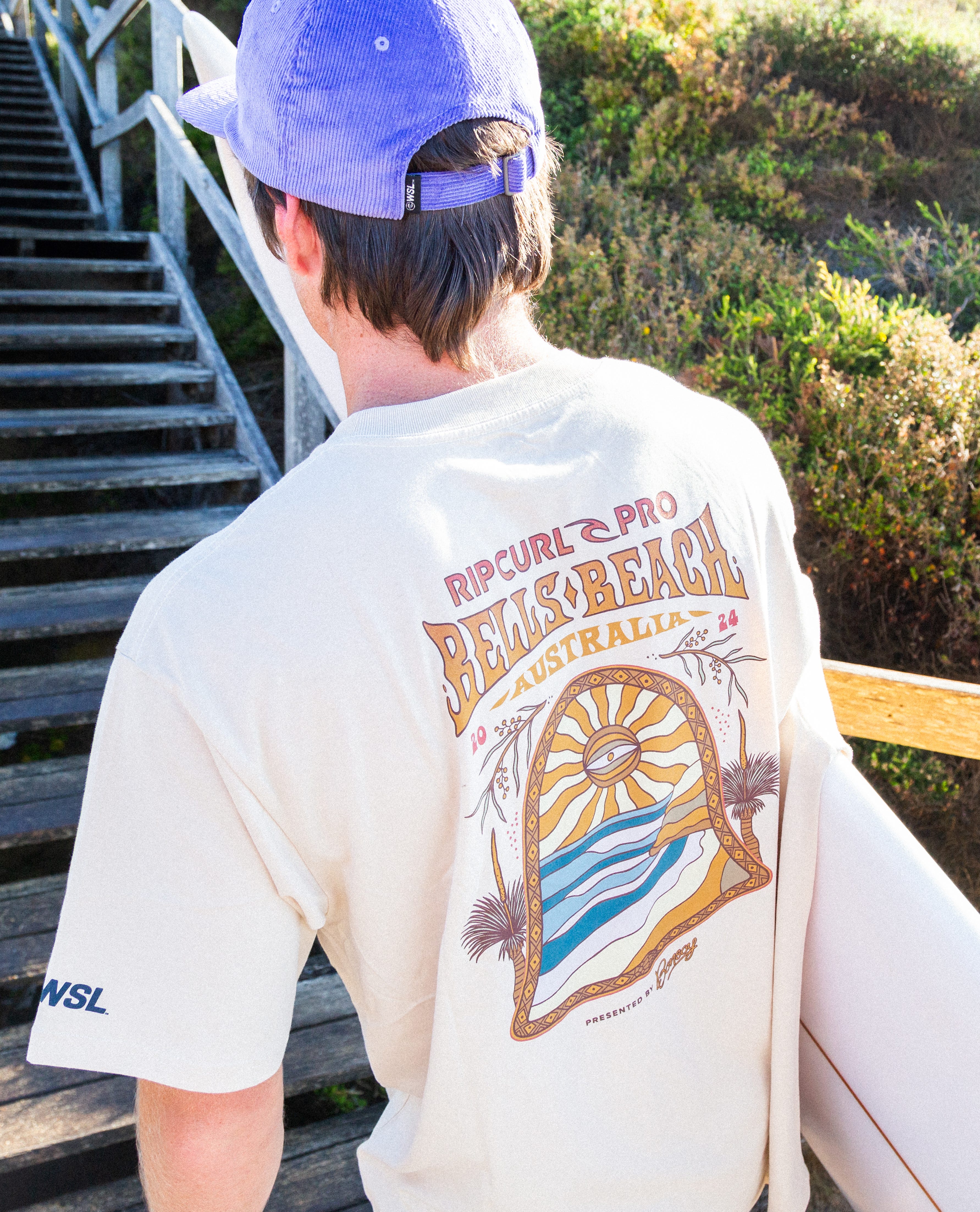 Rip Curl Pro Bells Beach 2024 Line Up kortärmad t-shirt