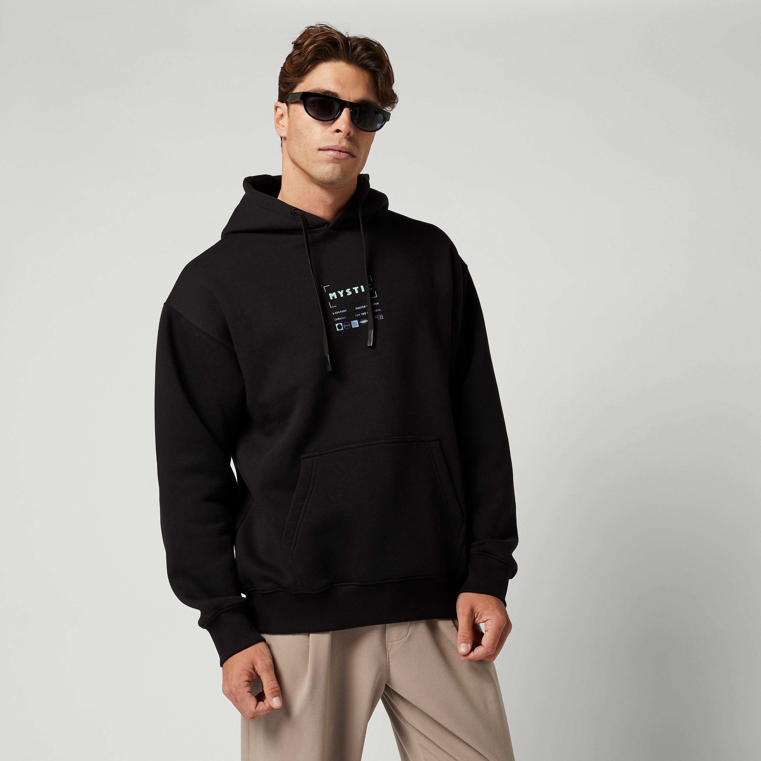 Mystic - Sequence Hood Sweat - Black
