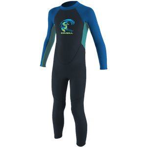 Toddler Reactor-2 2mm Back Zip Full - Pojkar - skiffer/lightaqua/ocean