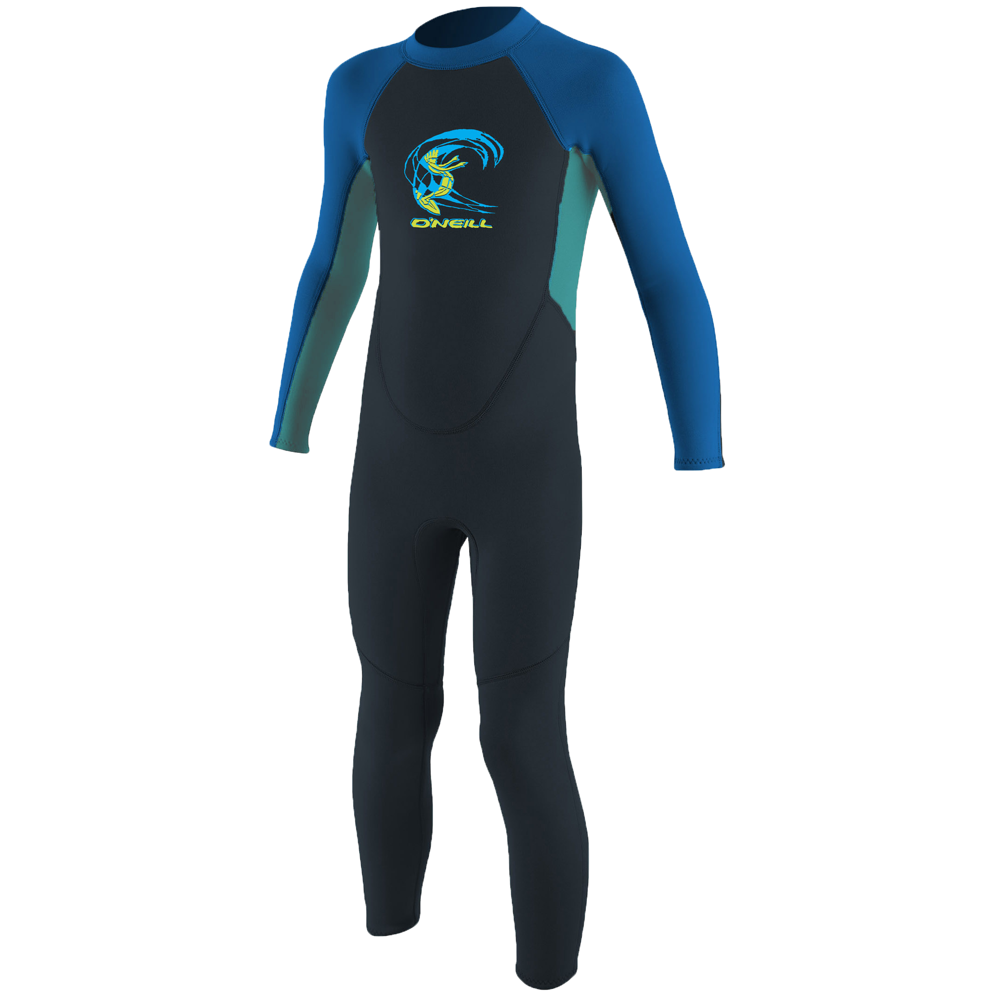 Toddler Reactor-2 2mm Back Zip Full - Pojkar - skiffer/lightaqua/ocean