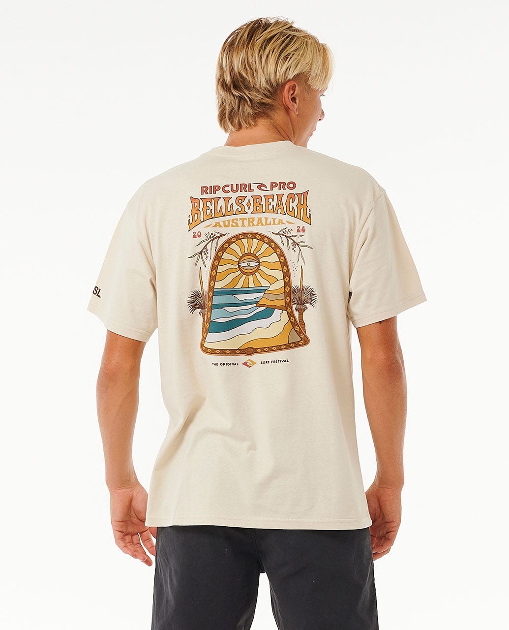 Rip Curl Pro Bells Beach 2024 Line Up kortärmad t-shirt