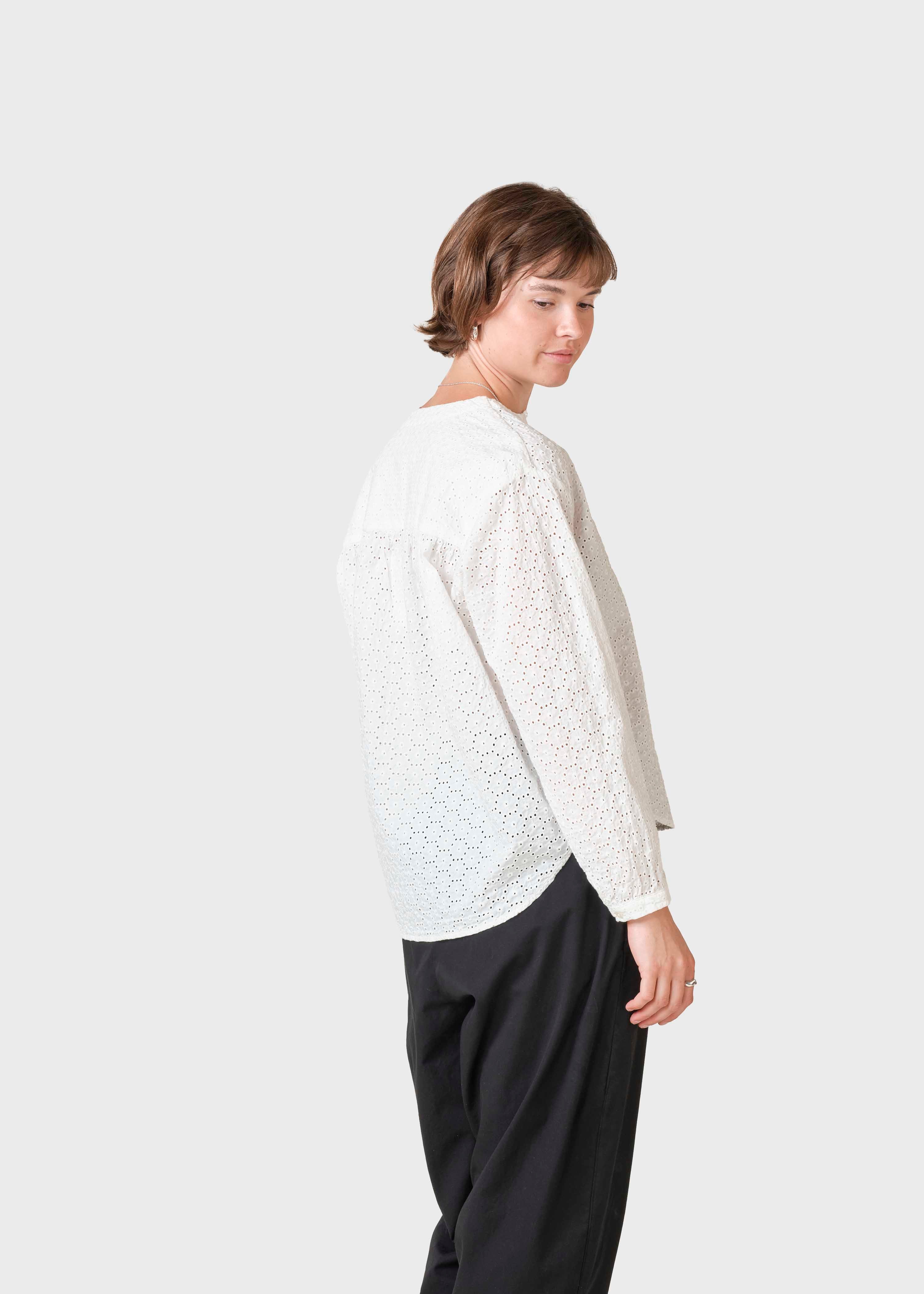 Alma Embroidery Blouse - Cream