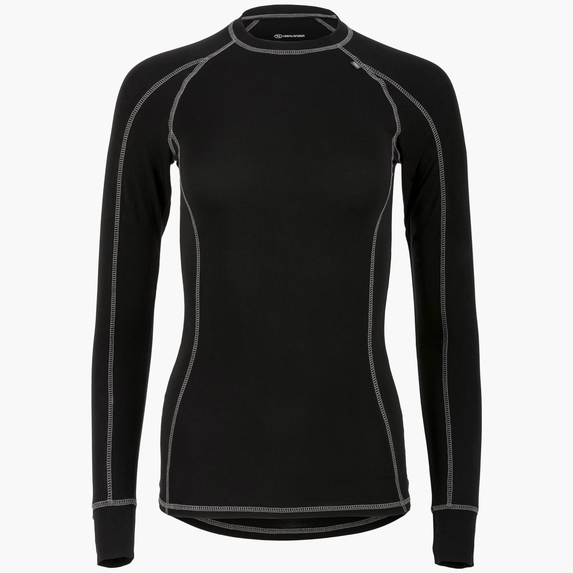 Highlander - Bamboo Base Layer Long Sleeve - Women's - Black / L