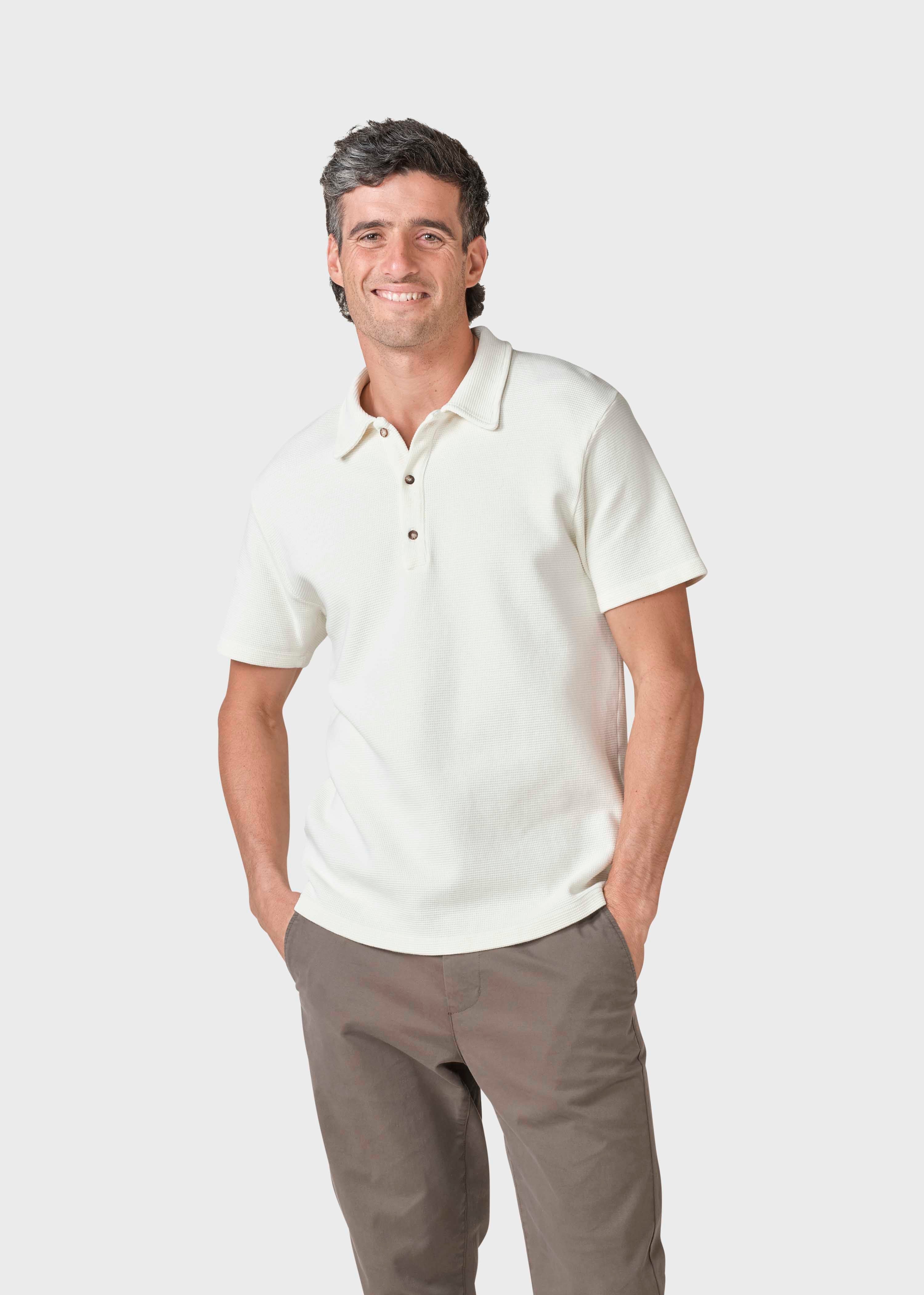 Banks Polo Tee - Cream