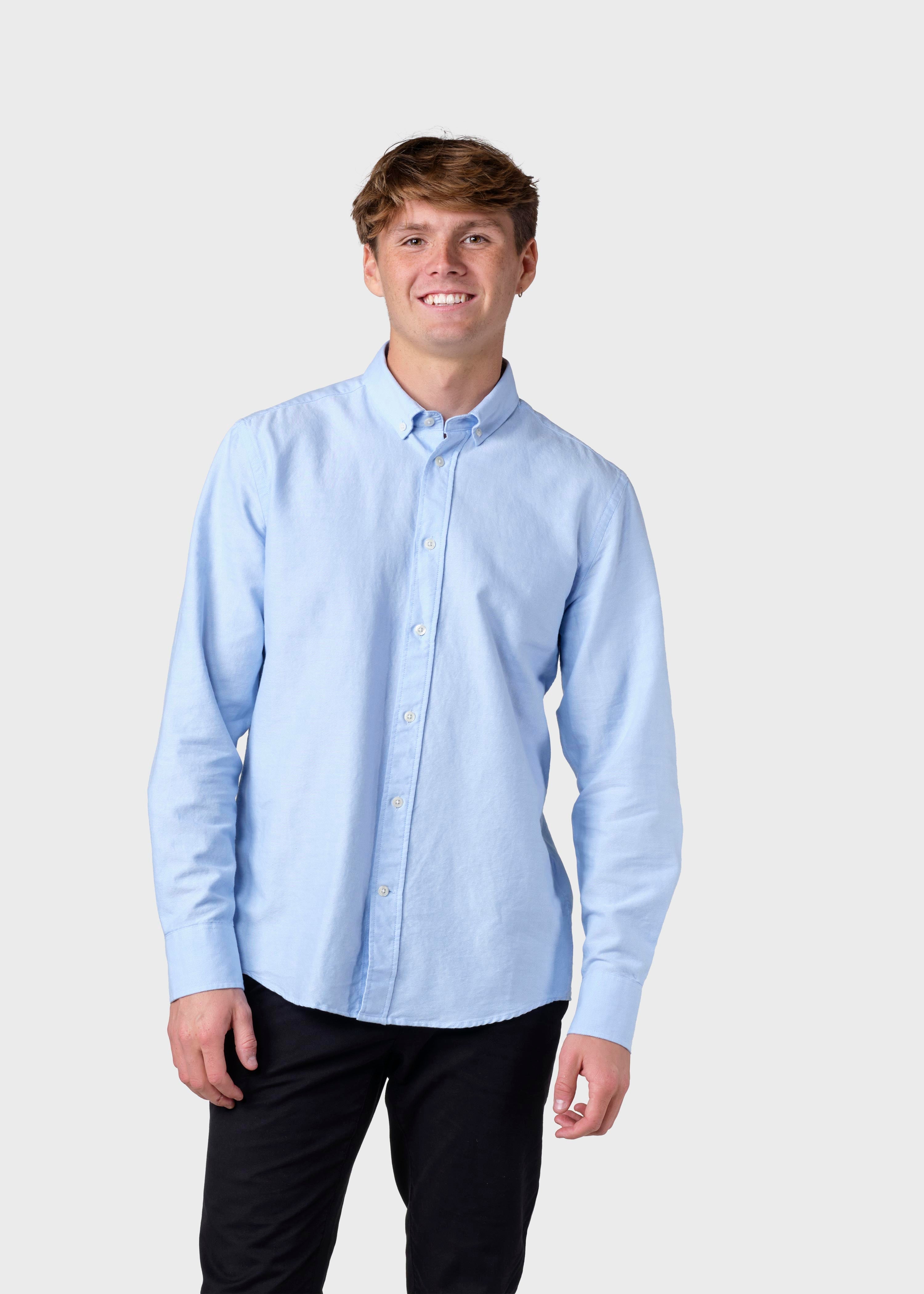 Basic Shirt - Blue Melange