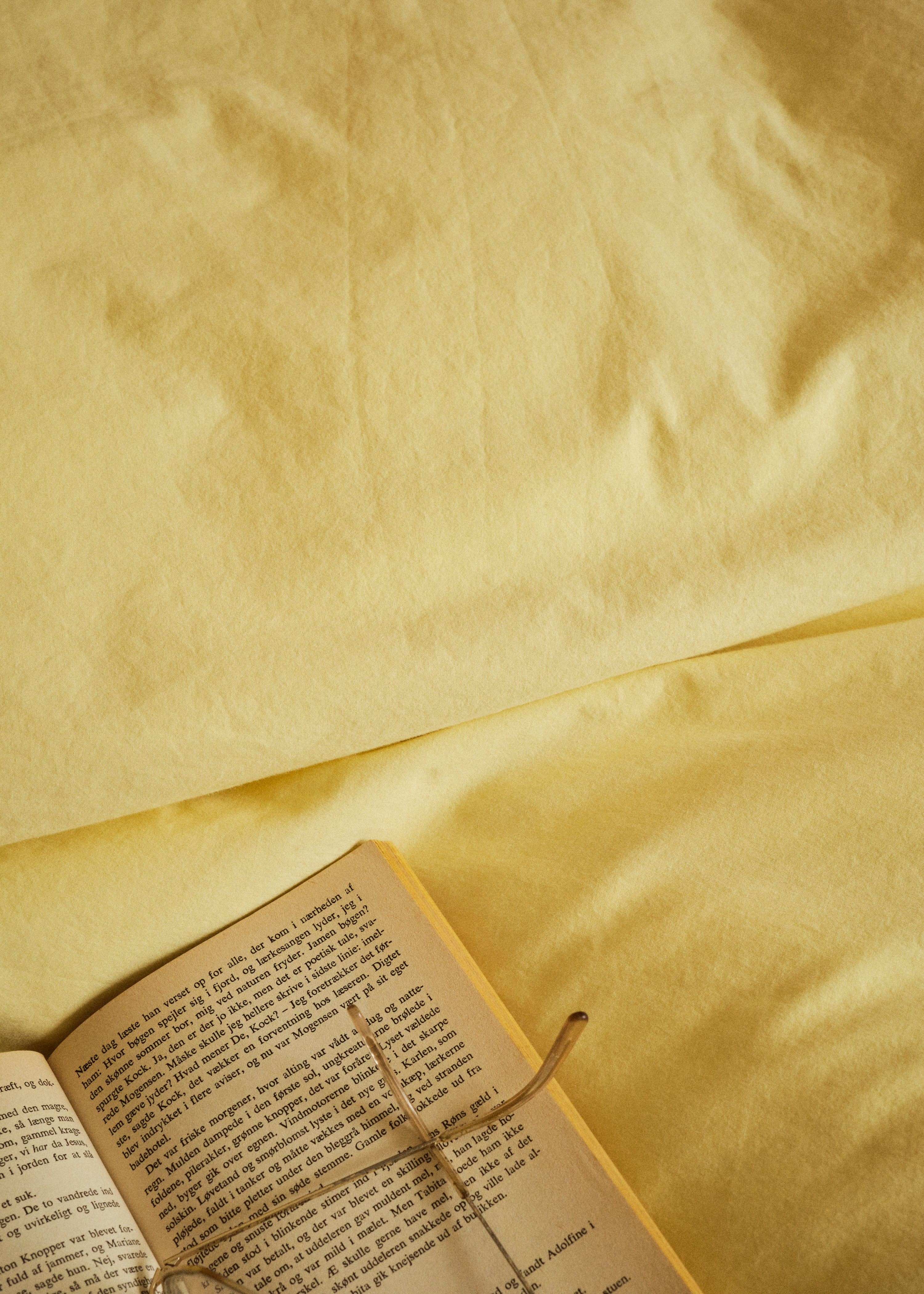 Bed Set - Plain - 140 X 200 + 60 X 70 - Lemon Sorbet