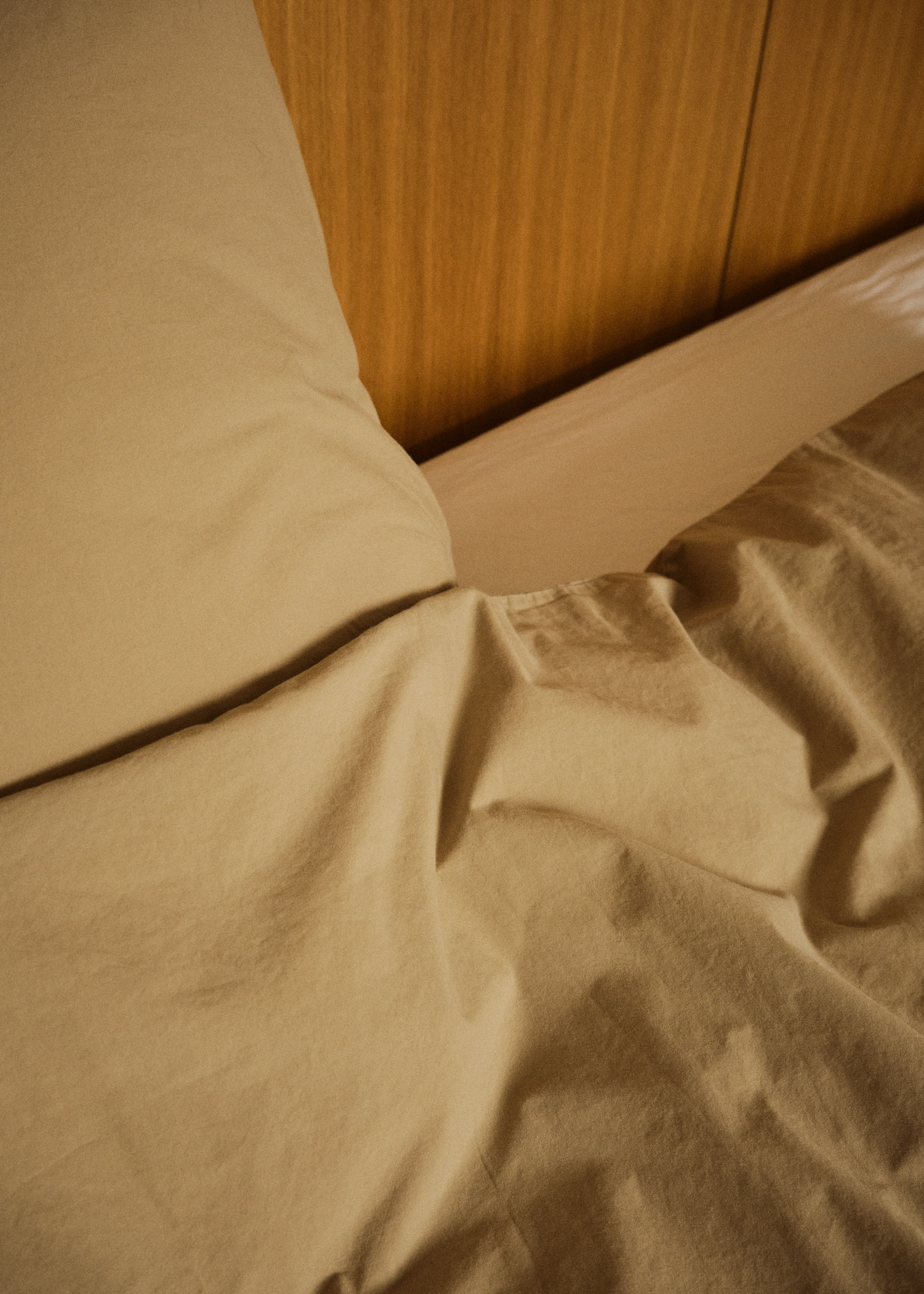 Bed Set - Plain - 140 X 200 + 60 X 70 - Sand