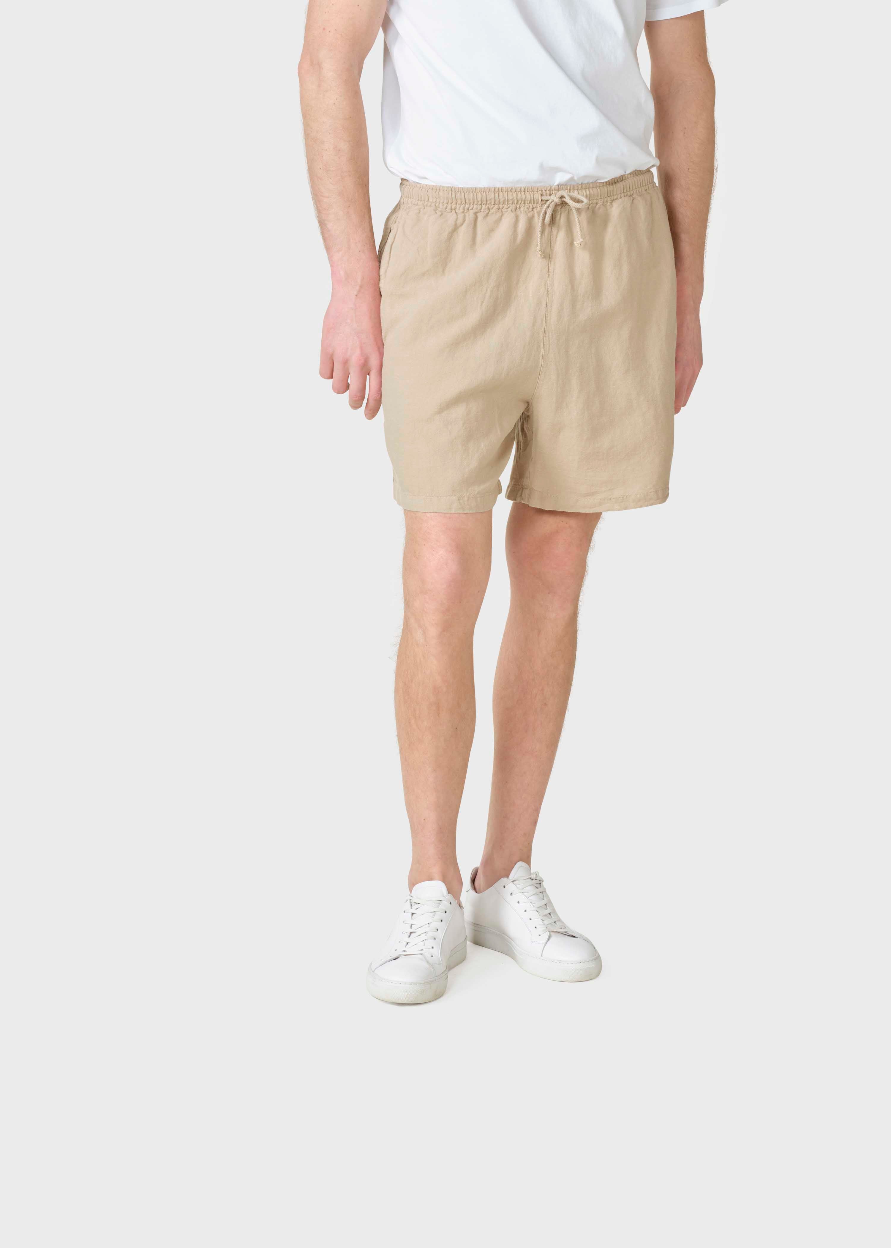 Bertram Linen Shorts - Sand