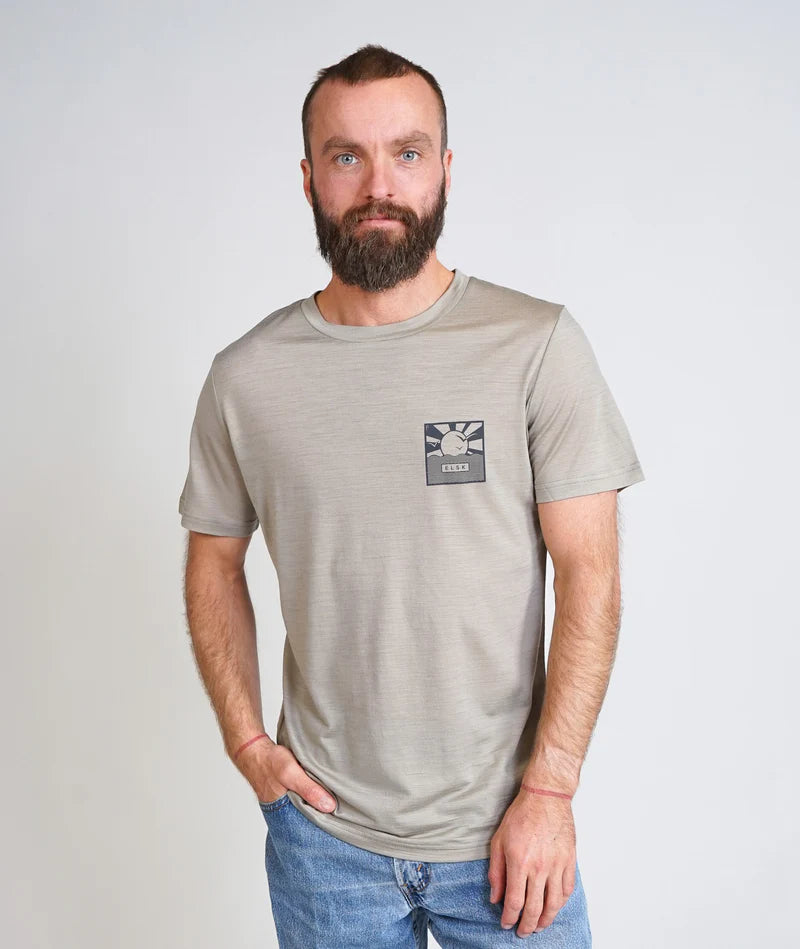 Cube Men'S Wool T-Shirt