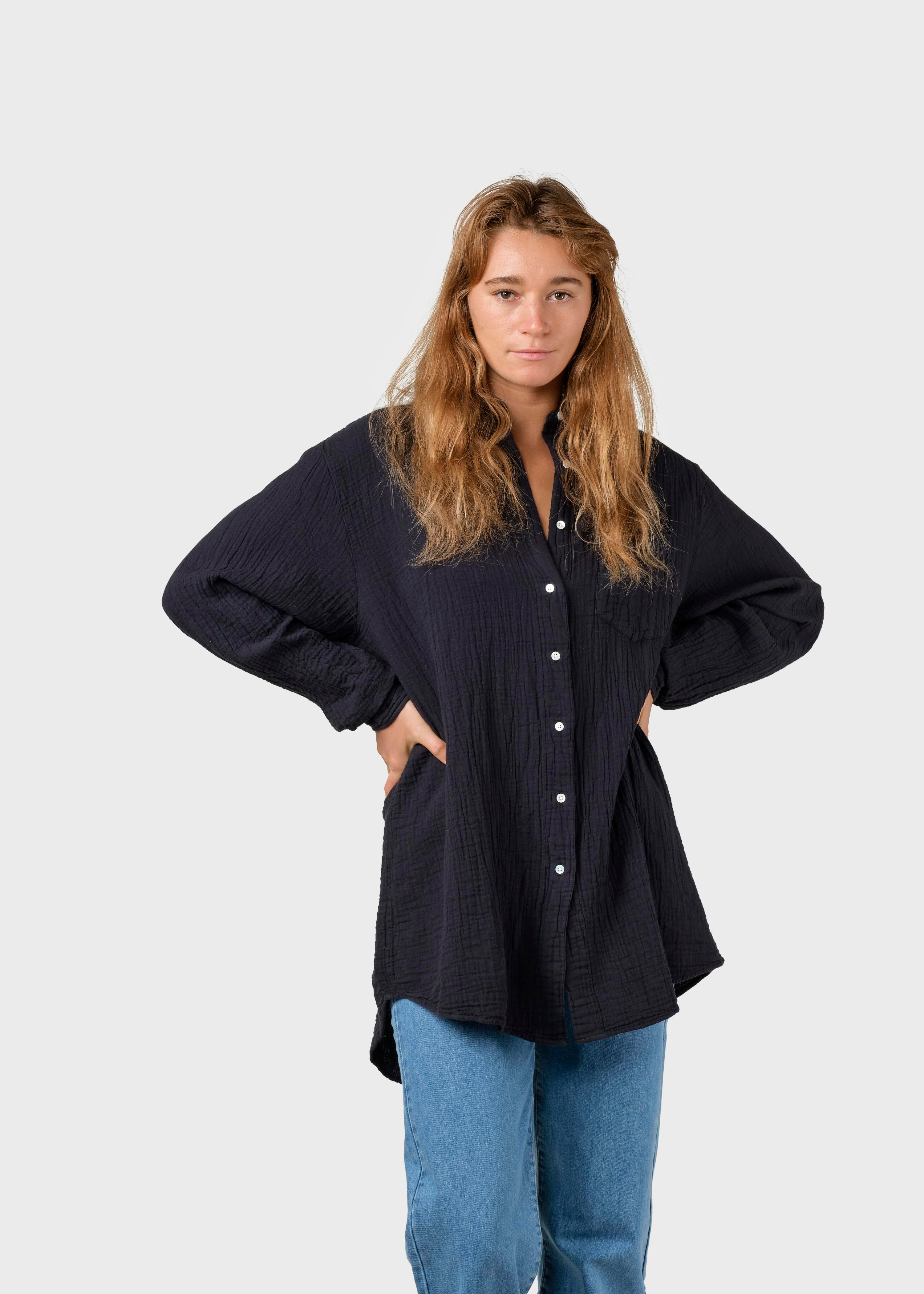 Dahlia Shirt - Navy