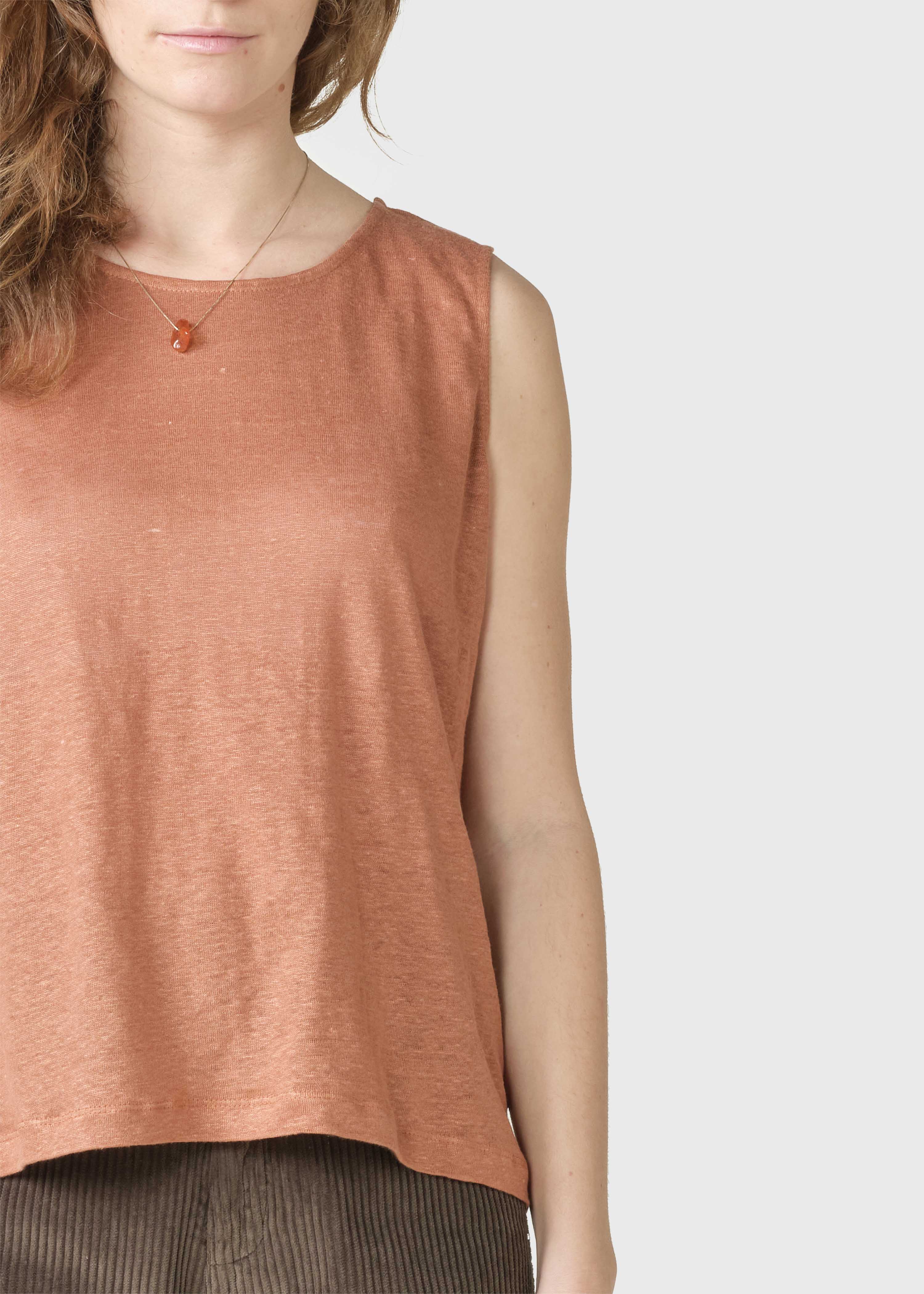 Dee Tank Top - Burnt Sienna