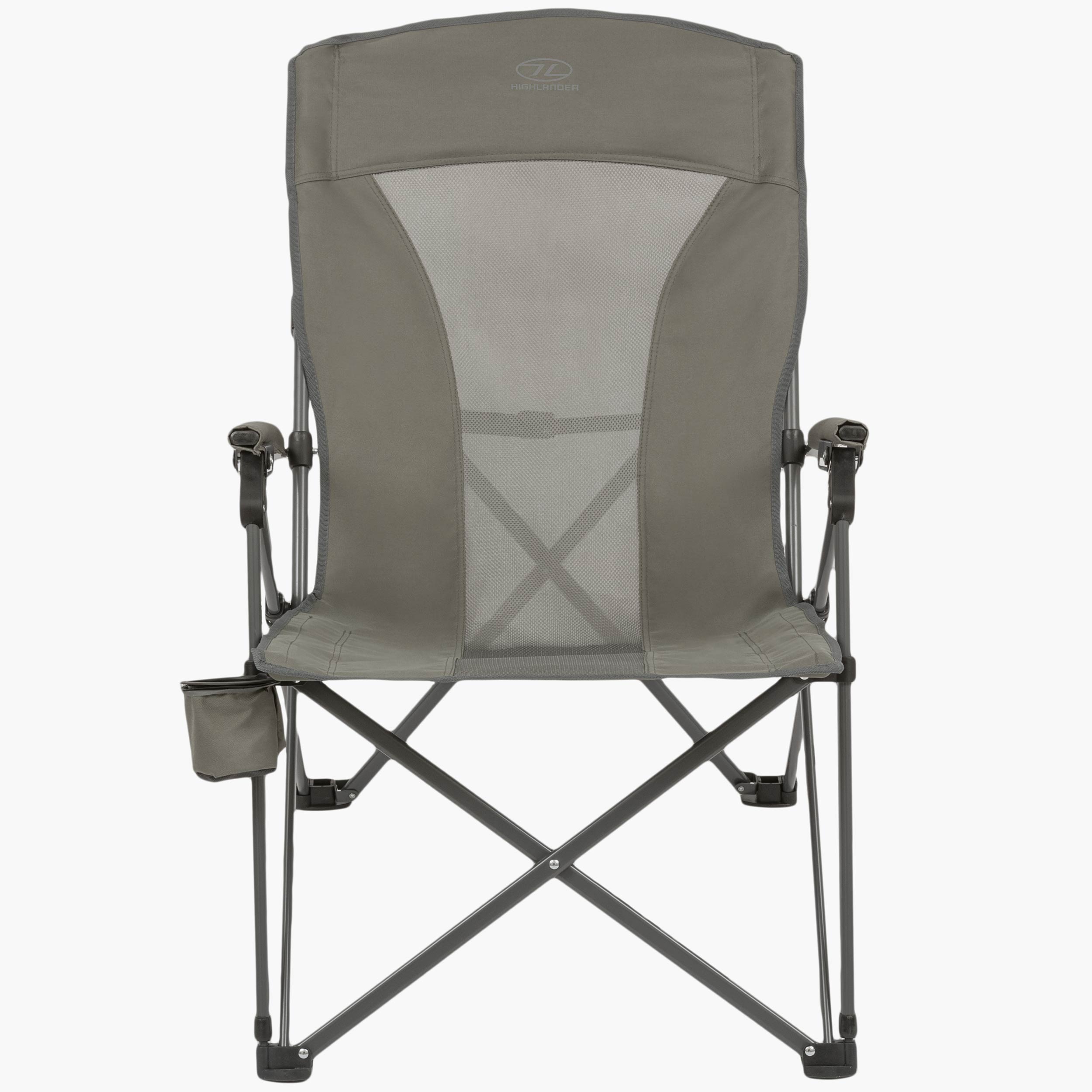 Highlander - Balvenie Recliner Campingstol, Charcoal