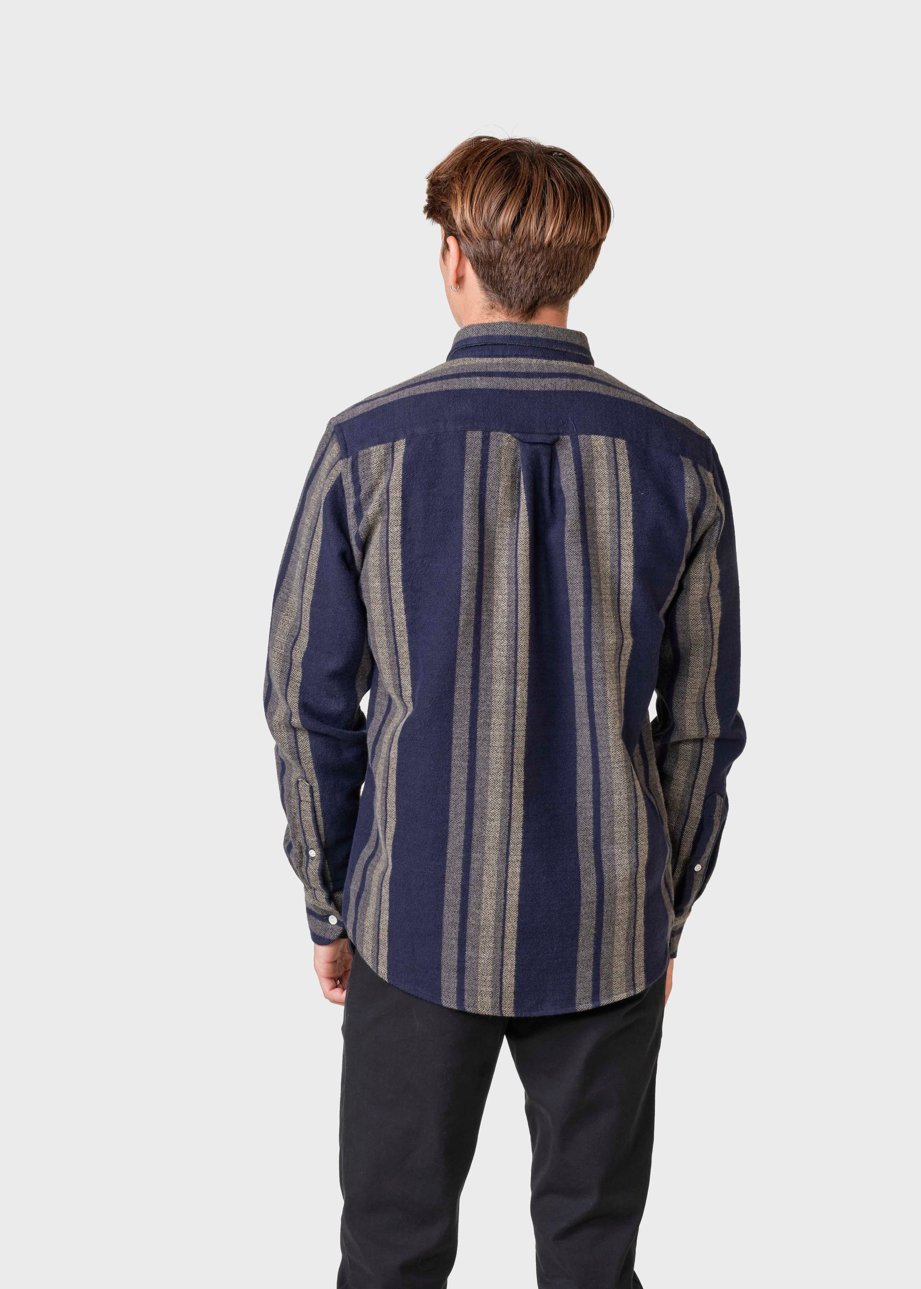 Filipe Shirt - Sand/navy