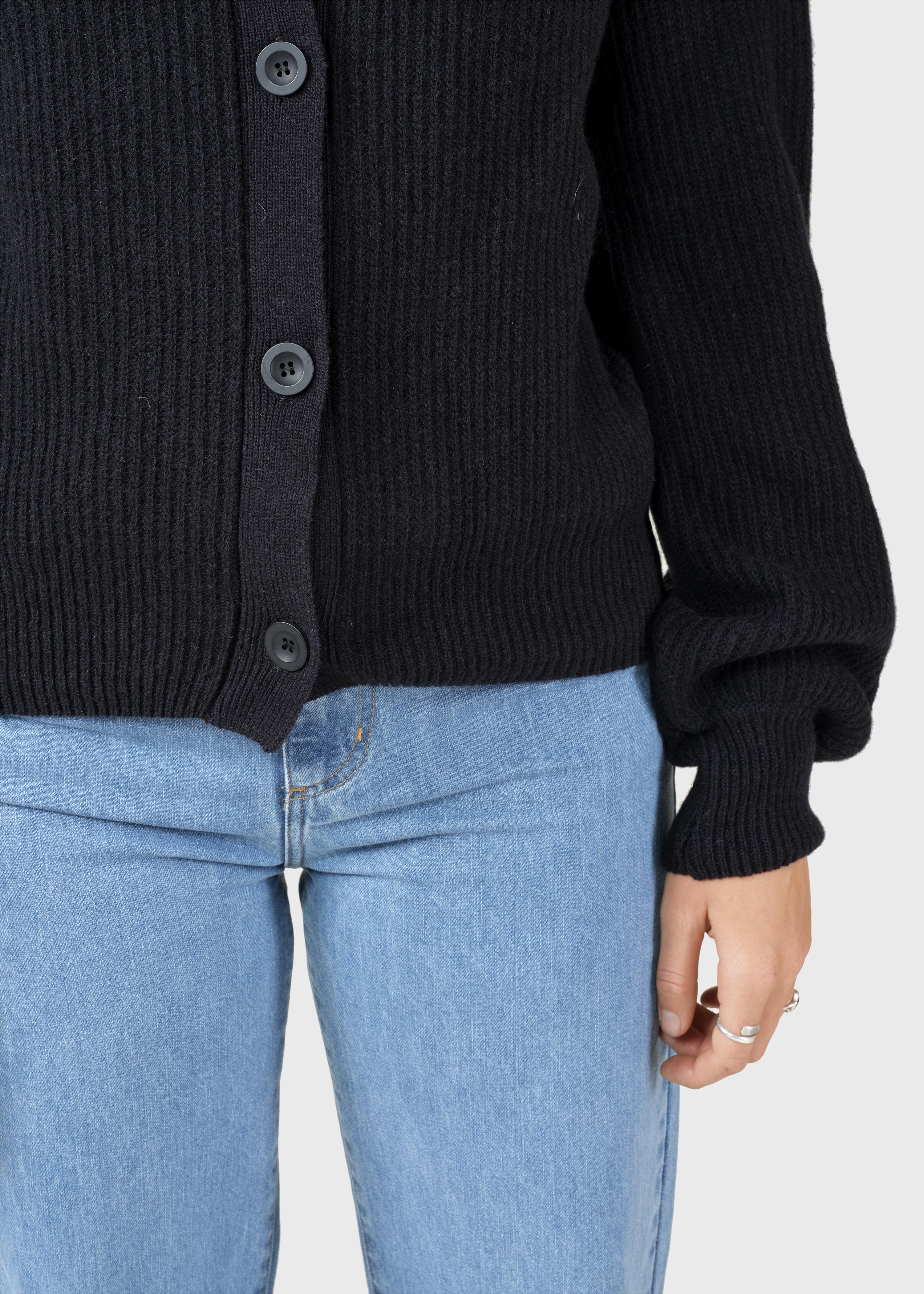 Gerda Knit Cardigan - Black