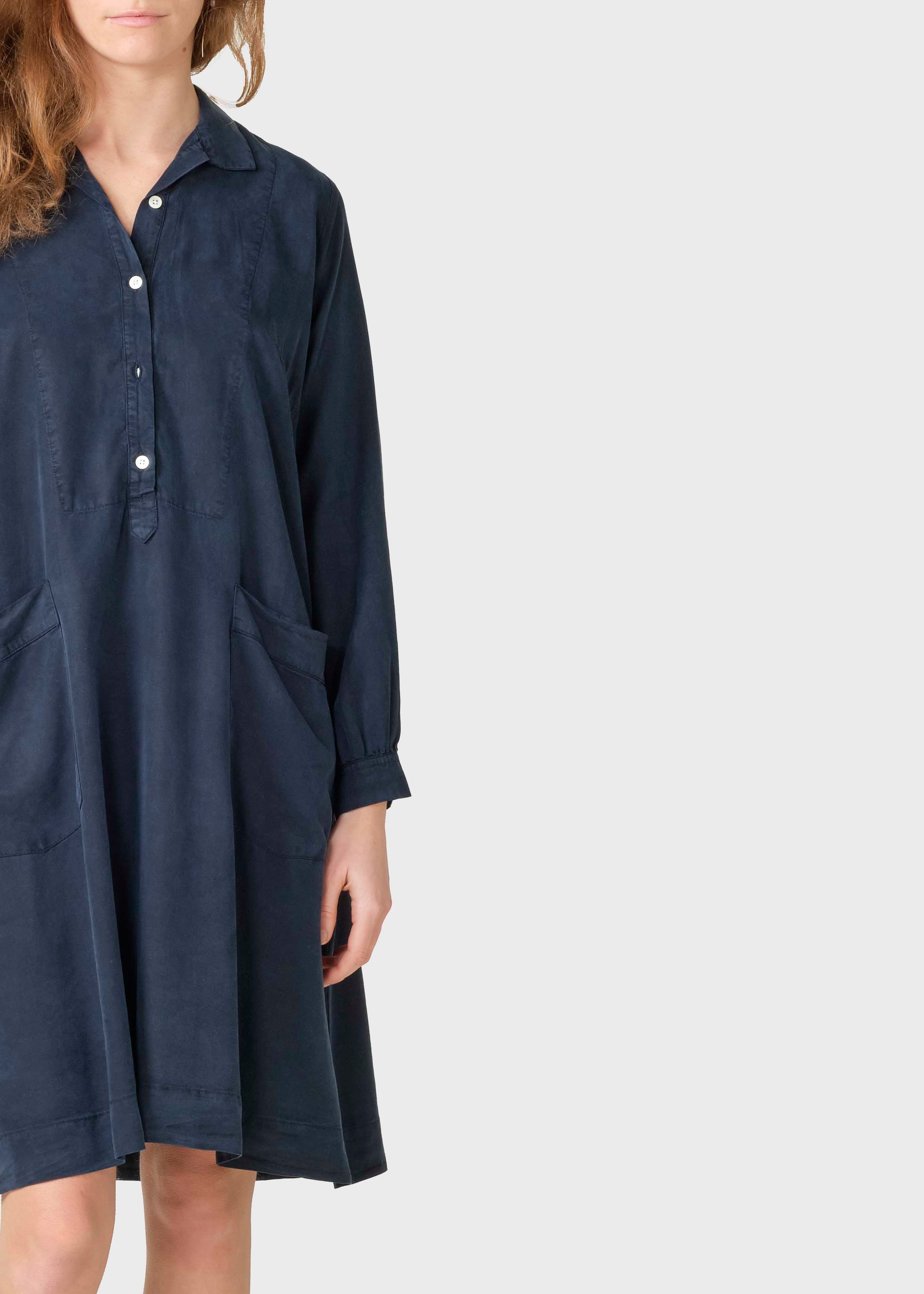 Gerdi Lyocell Dress - Navy