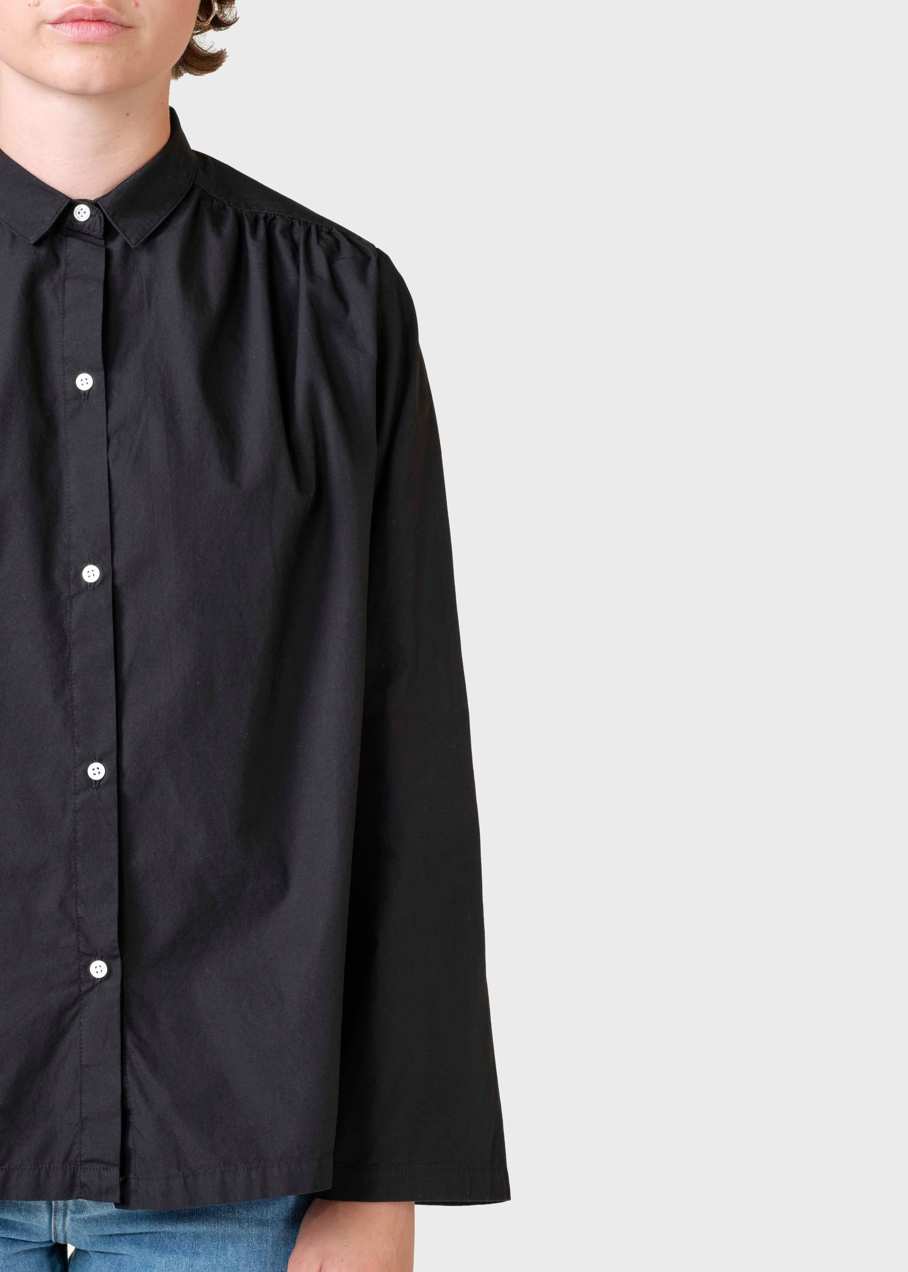 Gitte Poplin Shirt - Black