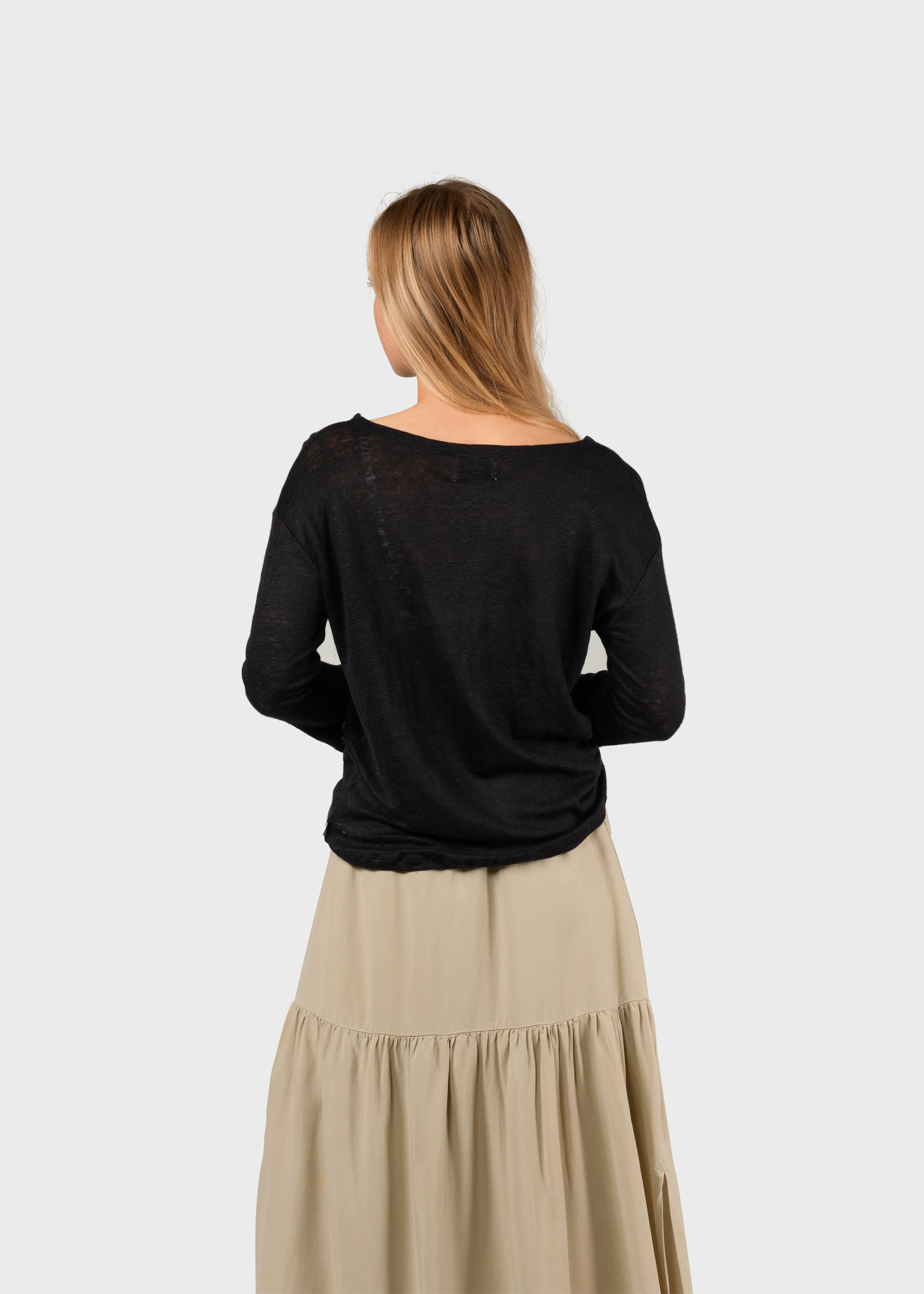 Gudrun Ls Tee - Black