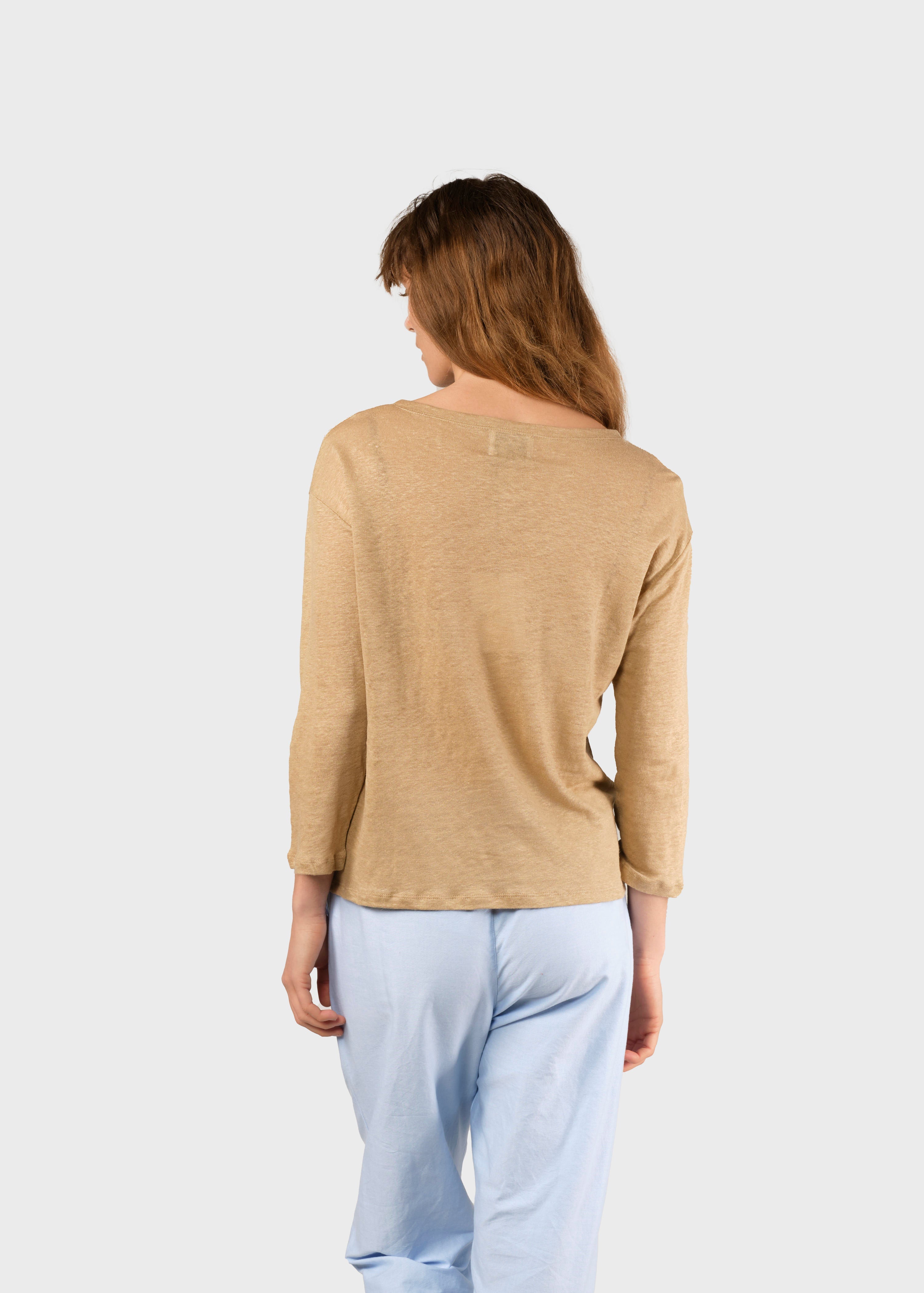 Gudrun Ls Tee - Sand