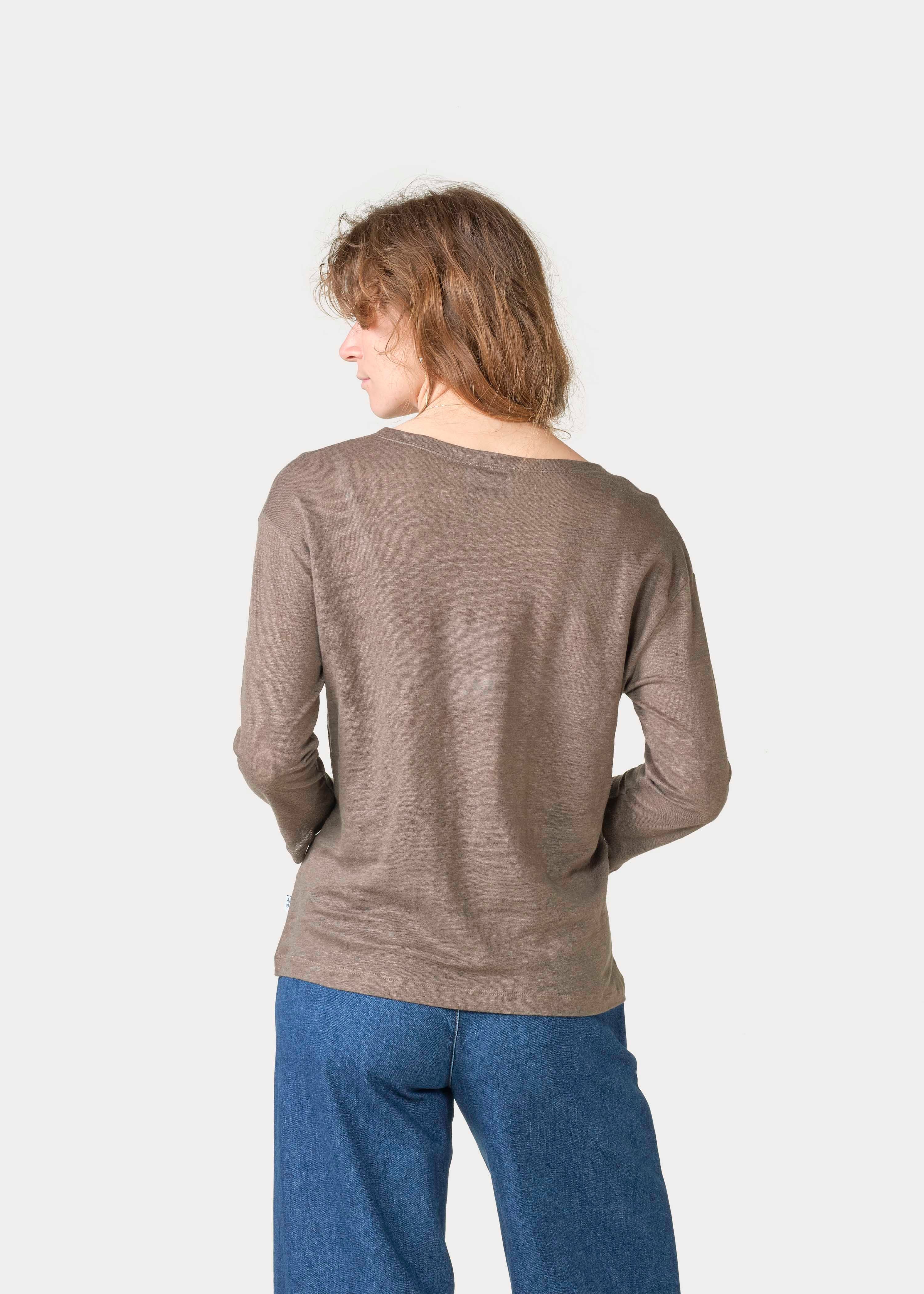 Gudrun Ls Tee - Taupe