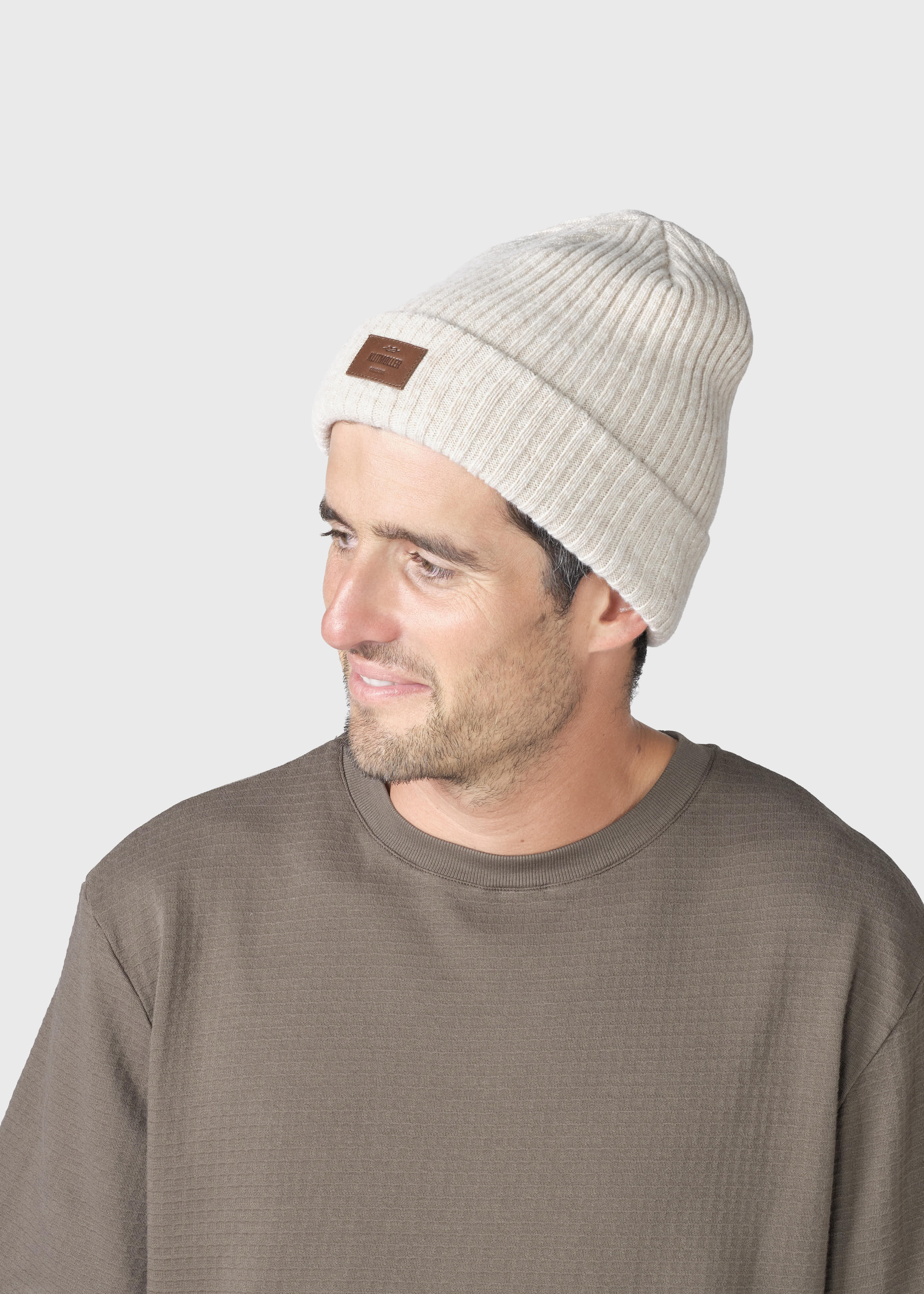 Heavy Rib Beanie - Pastel Sand