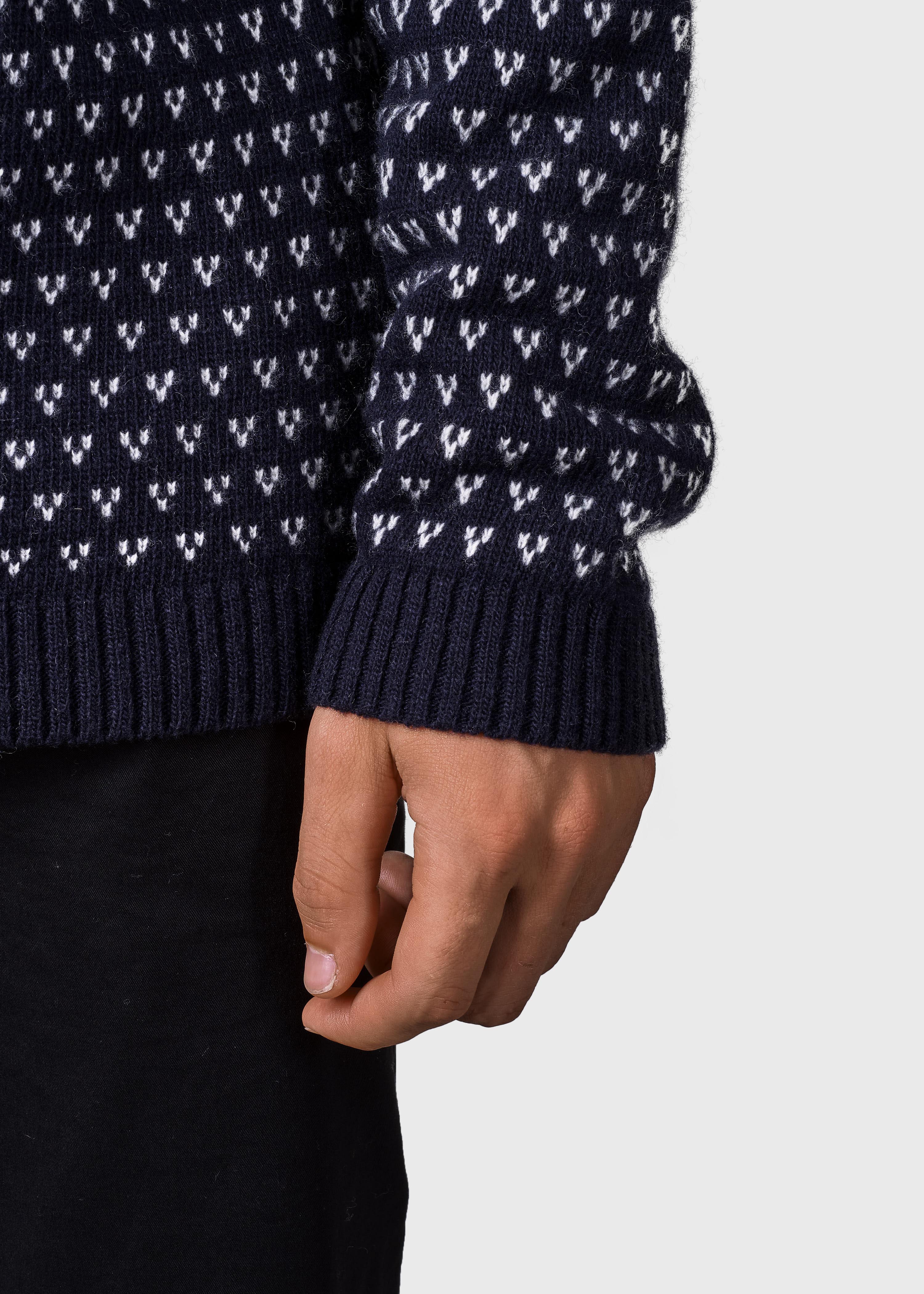 Hugo Knit - Navy/cream