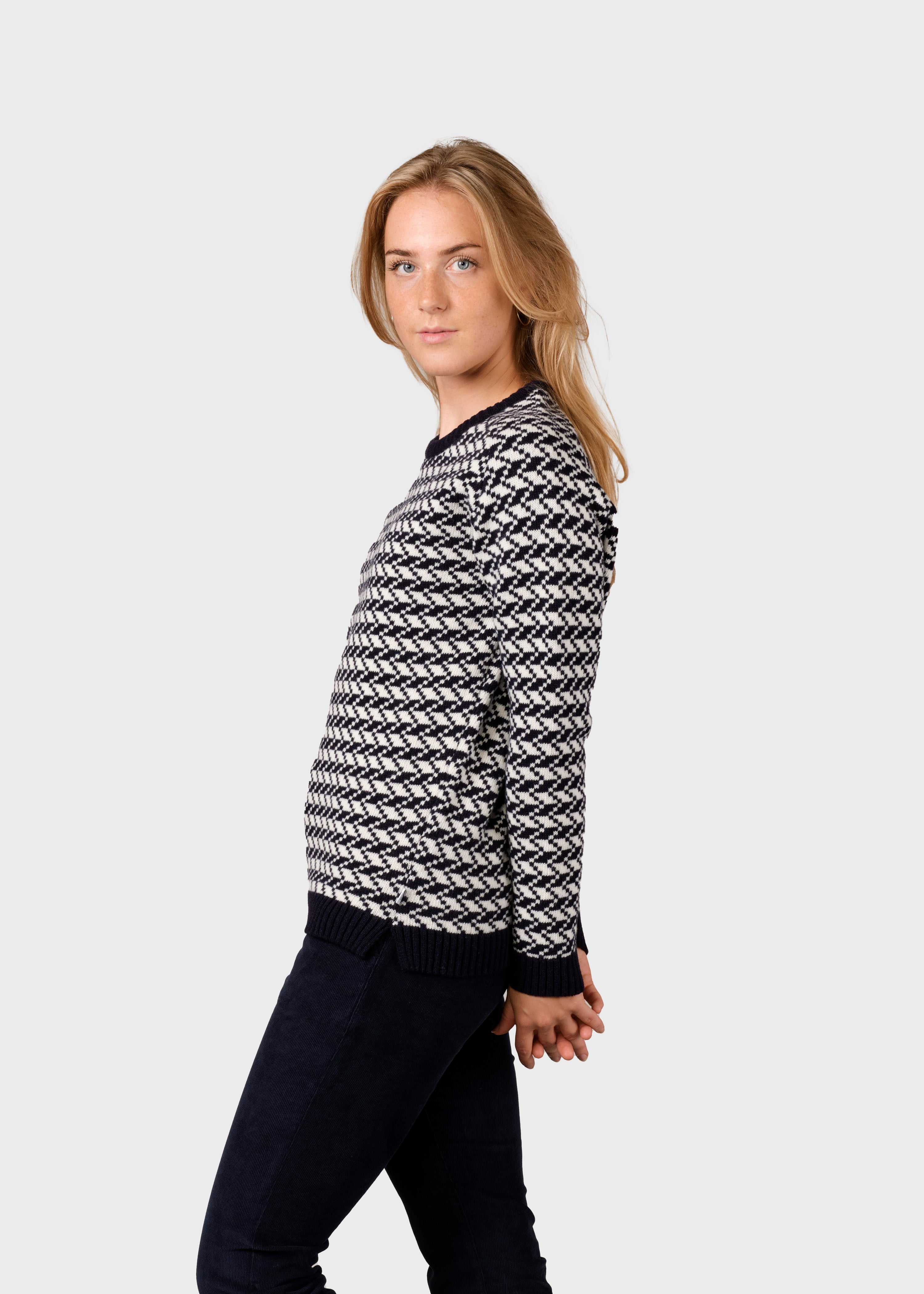 Ida Knit - Navy/cream