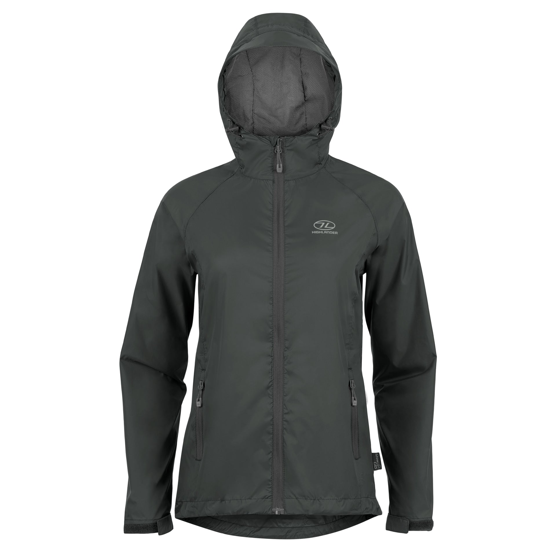Highlander - Stow & Go Pack Away Waterproof and Windproof Women's Jacket - Jaune / XXL