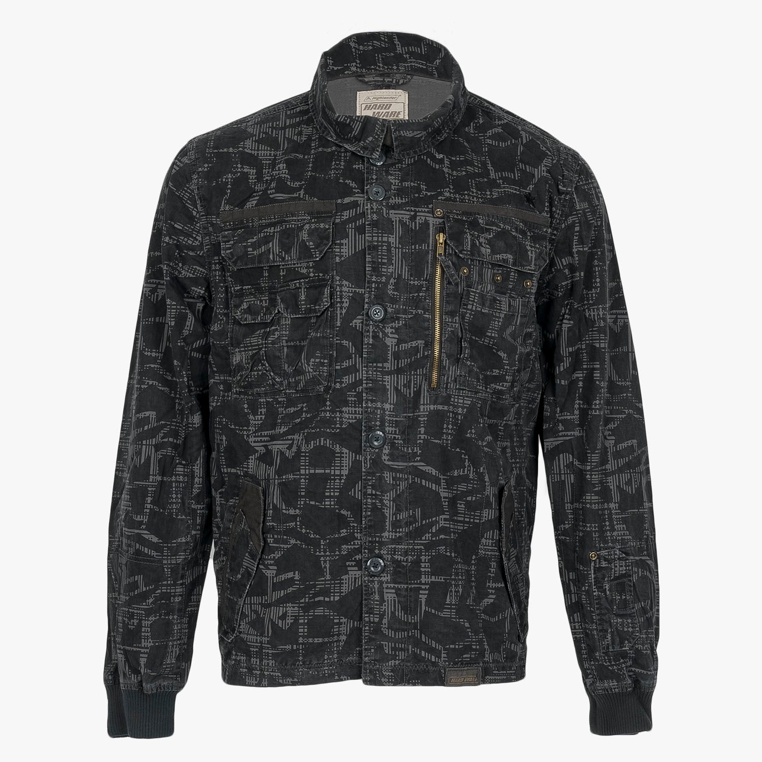 Highlander - MICHIGAN Cotton JACKET, CHARCOAL/SVARM