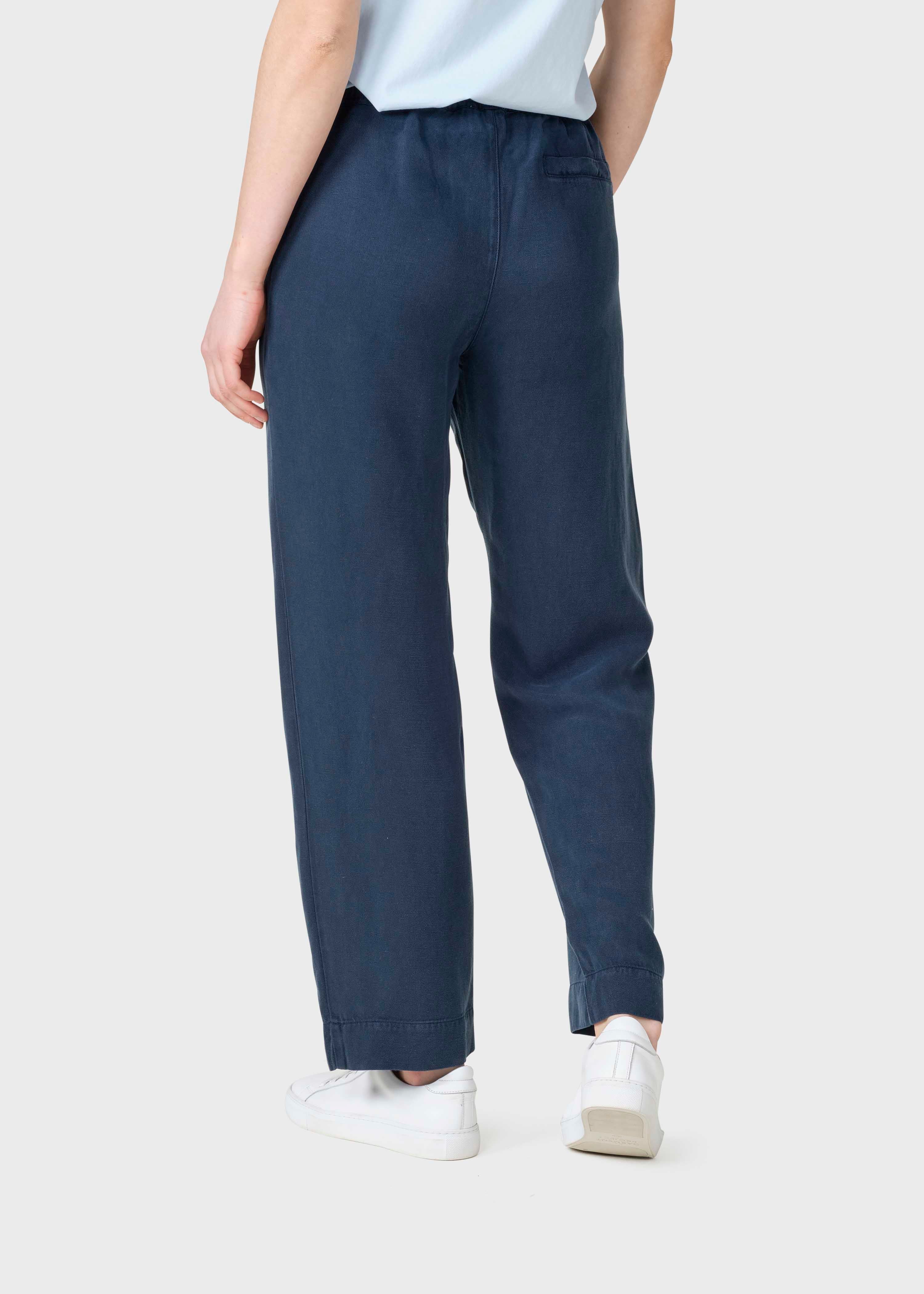 Jennifer Lyocell Pants - Navy