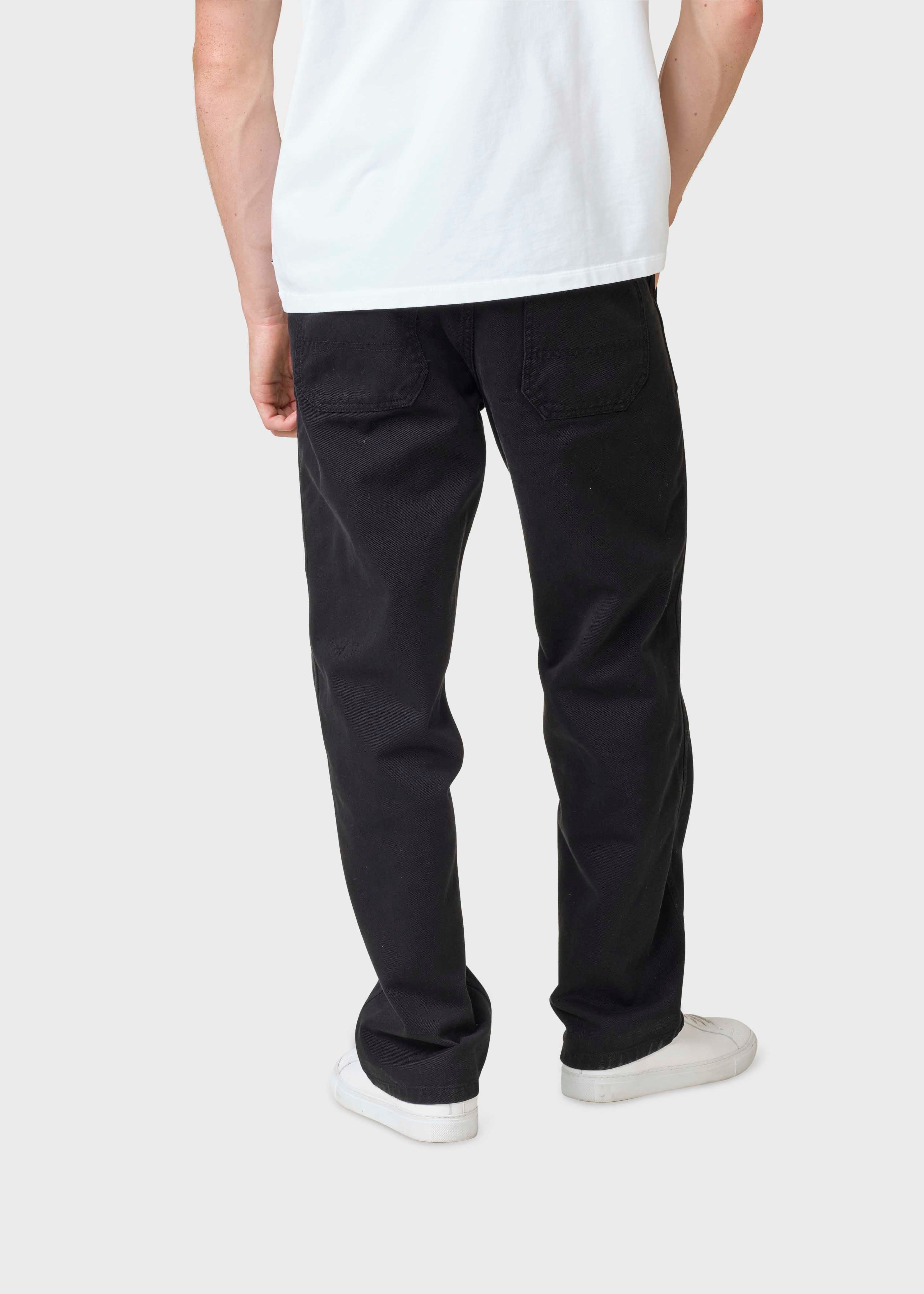 Jimmy Twill Pants - Washed Black