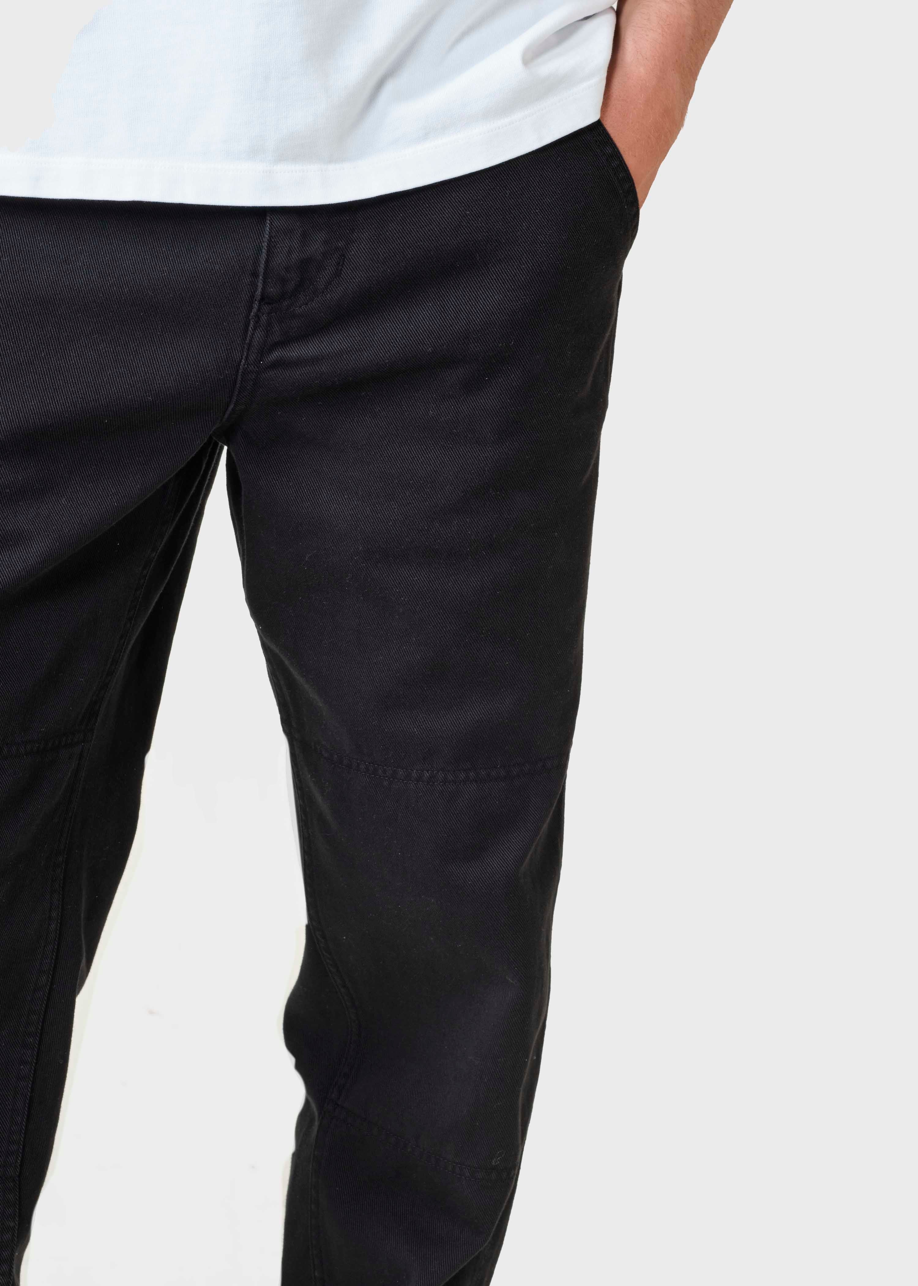 Jimmy Twill Pants - Washed Black