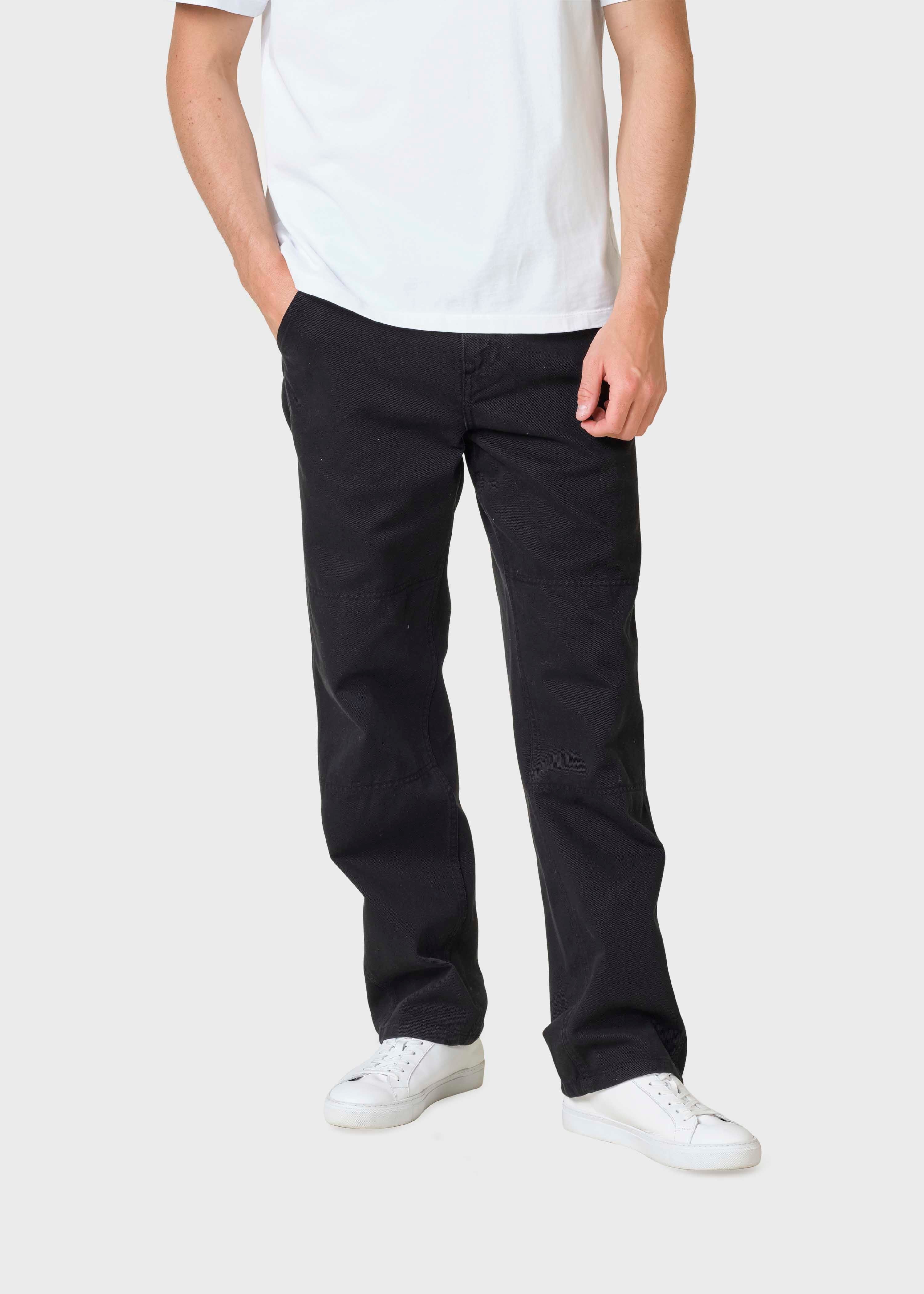 Jimmy Twill Pants - Washed Black