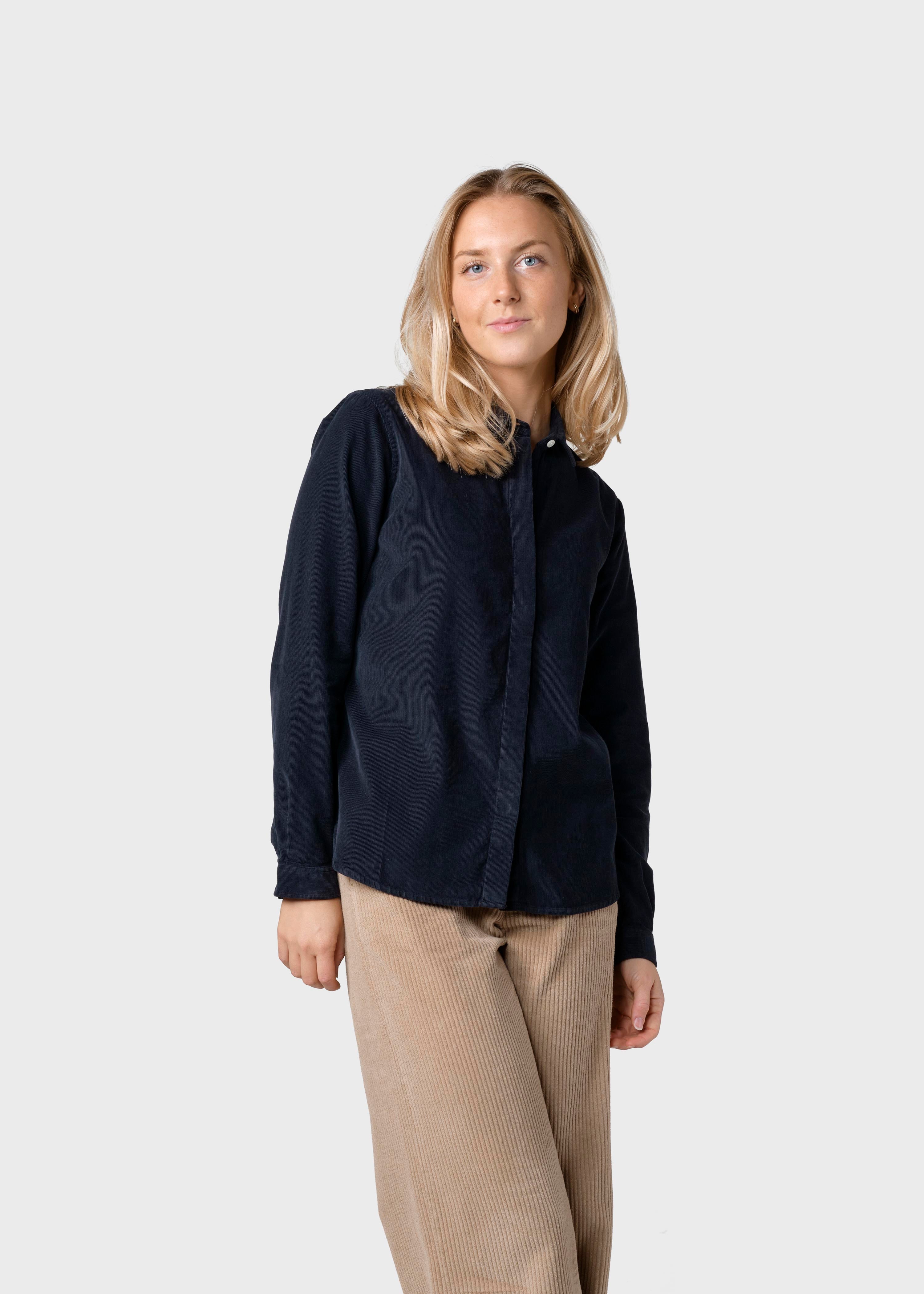 Julie Corduroy Shirt - Navy