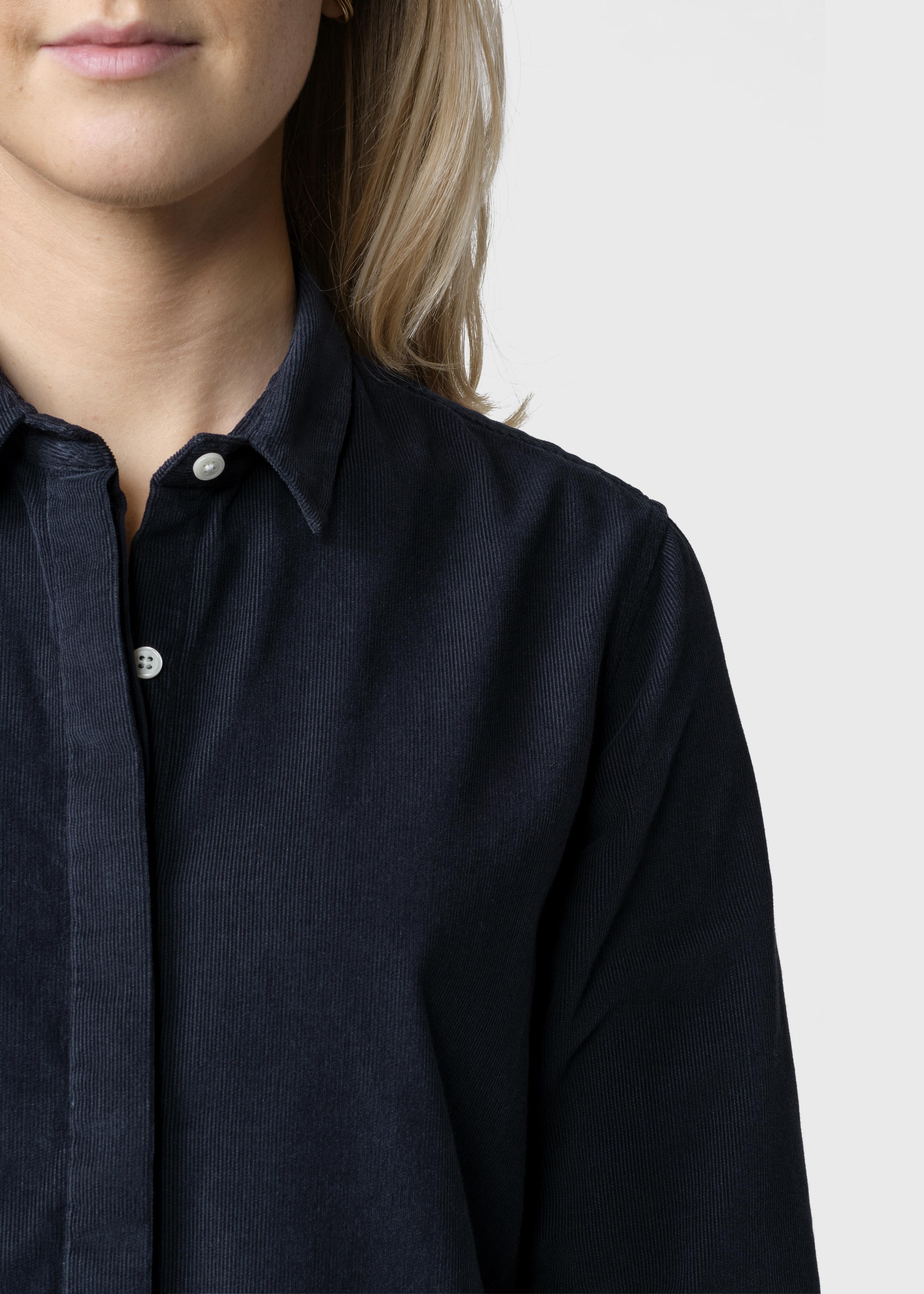 Julie Corduroy Shirt - Navy