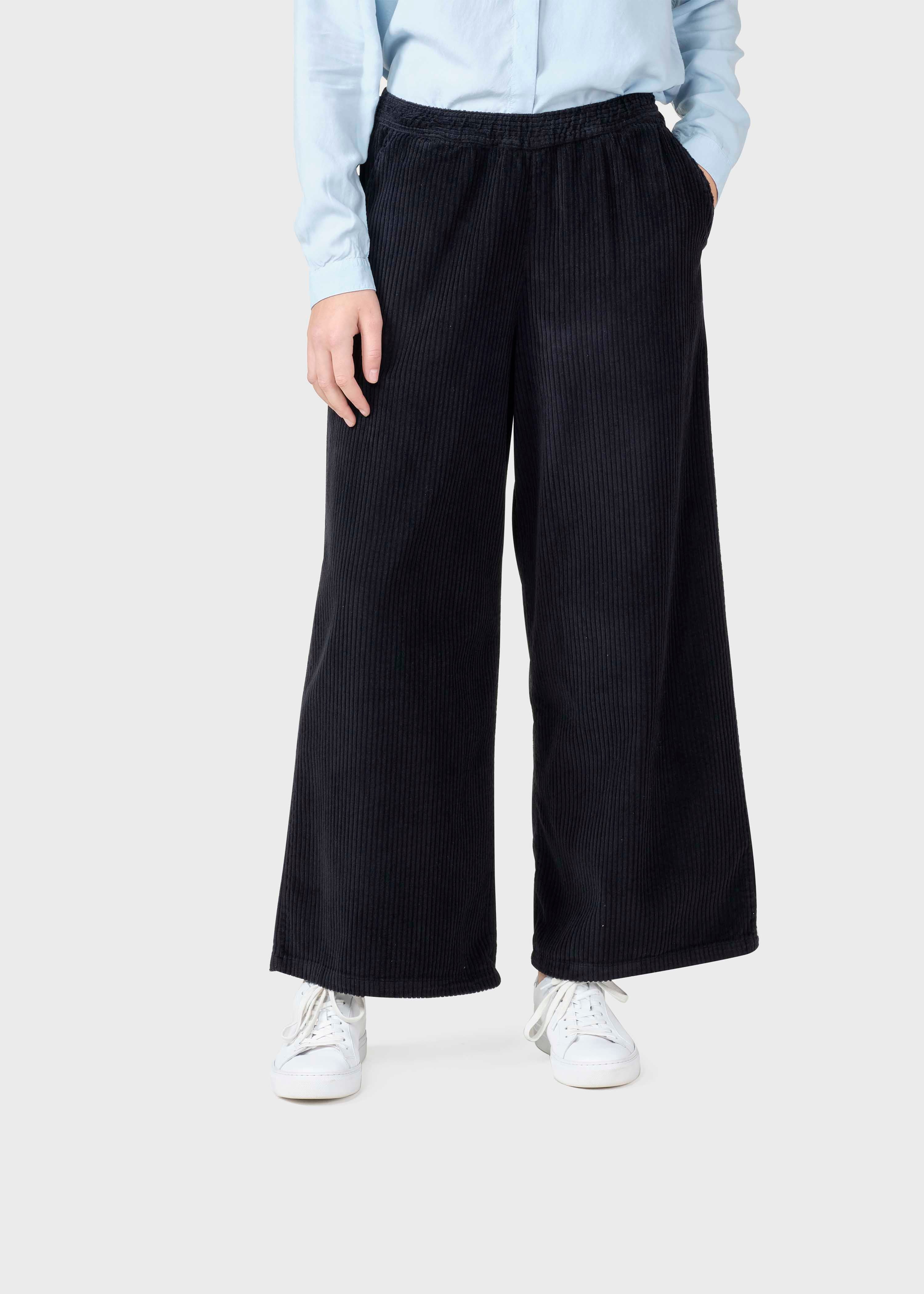 Kaja Cord Pants - Black