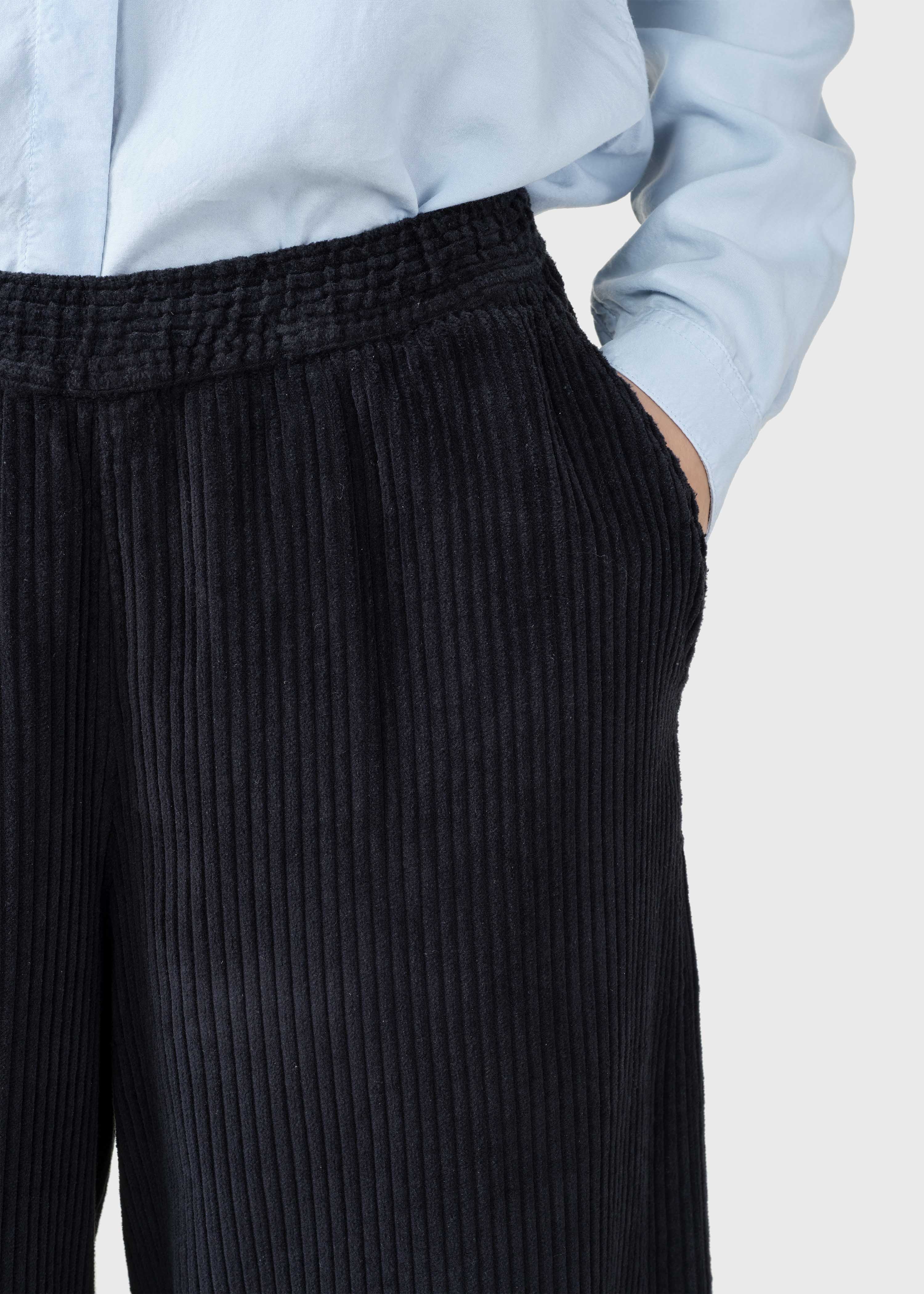 Kaja Cord Pants - Black