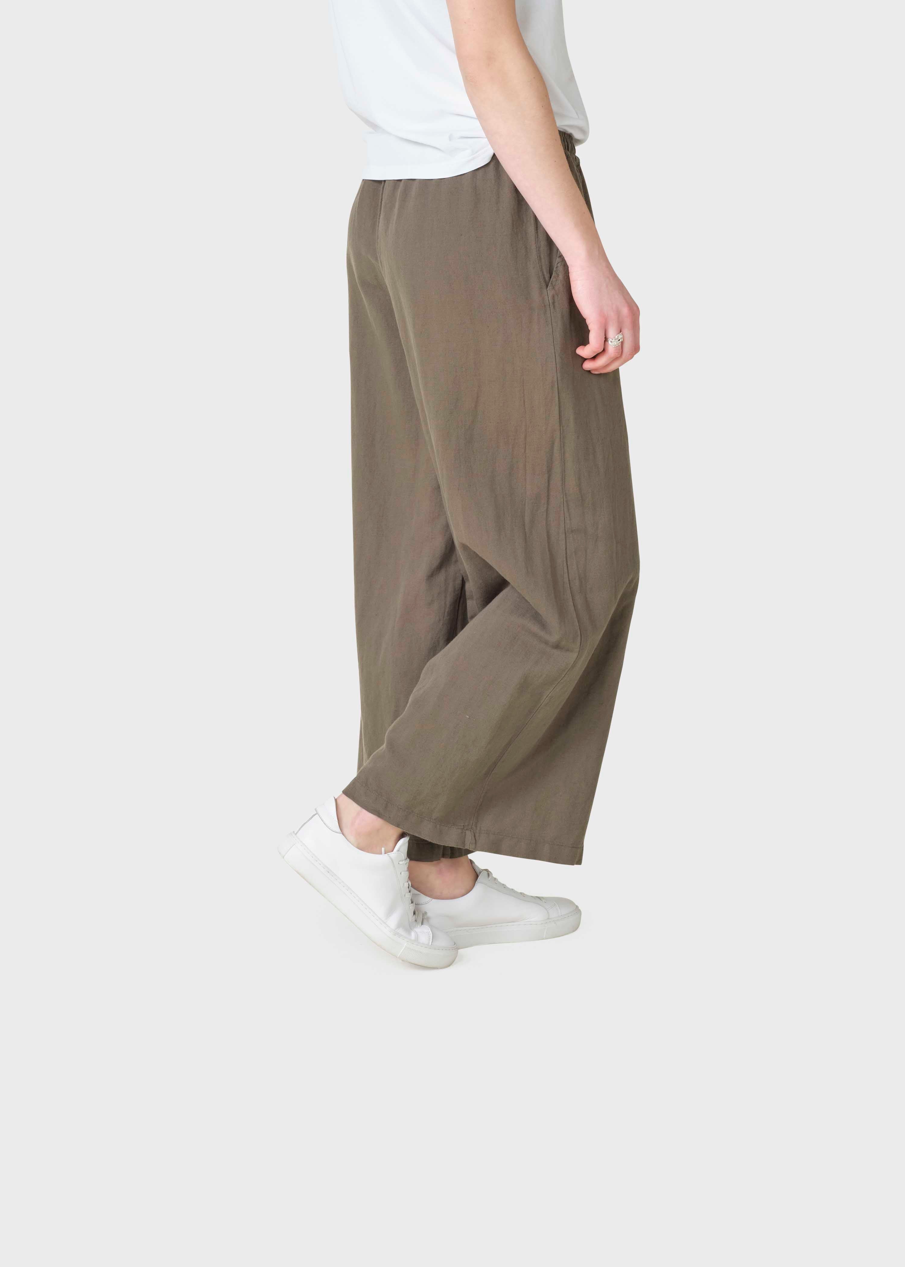Kaja Cotton/linen Pants - Taupe