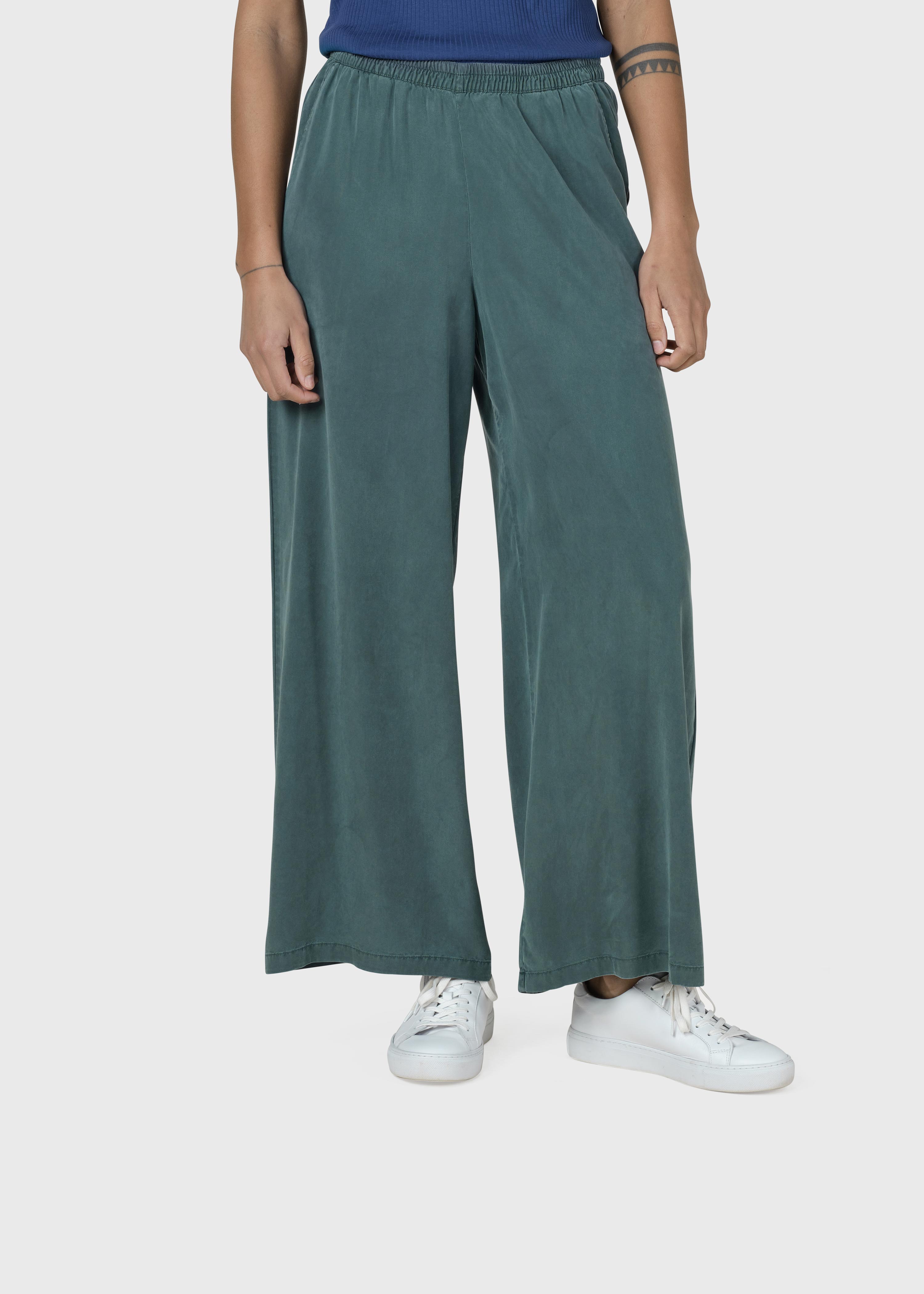 Kaja Lyocell Pants - Moss Green