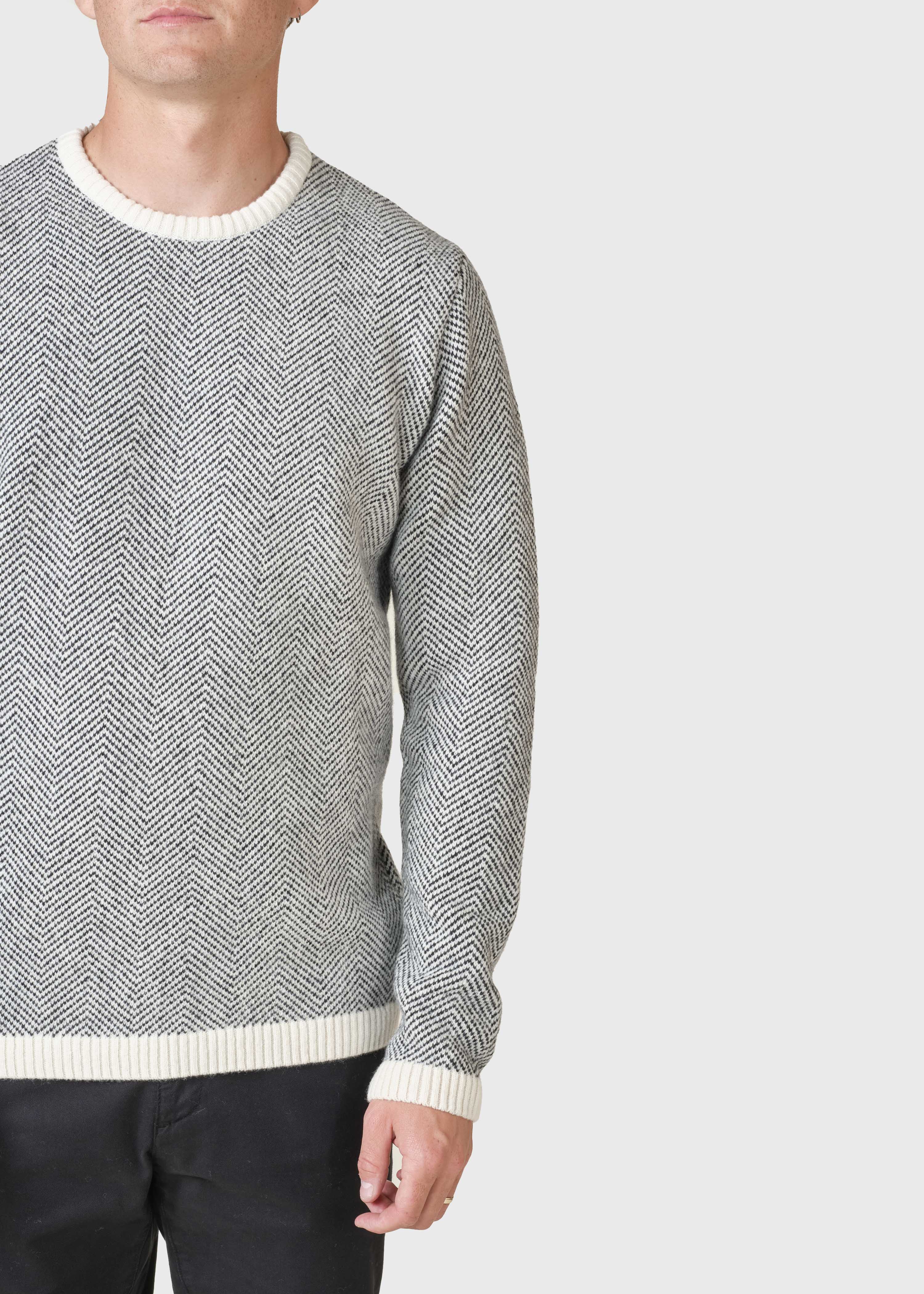 Keld Knit - Cream/black