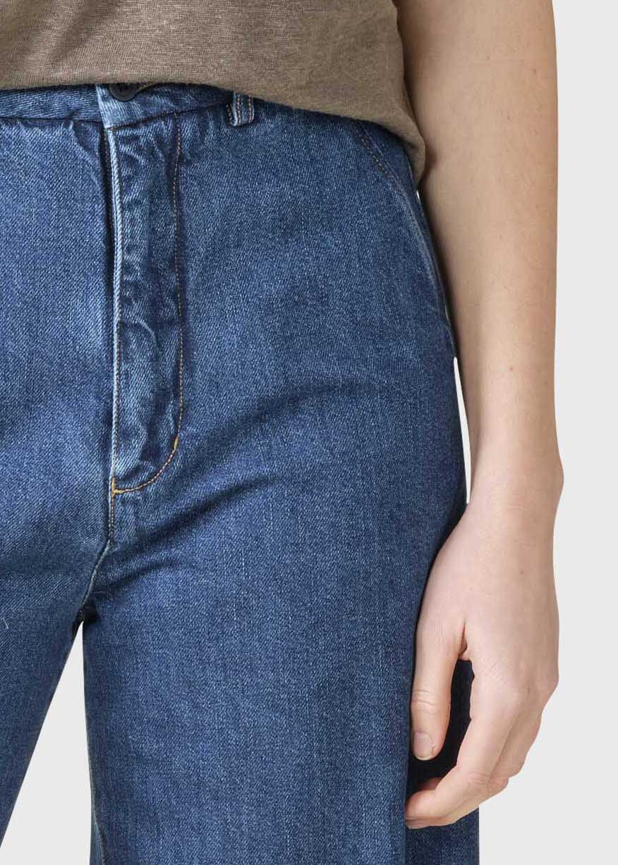 Lois Denim Pants - Dark Blue Stonewash