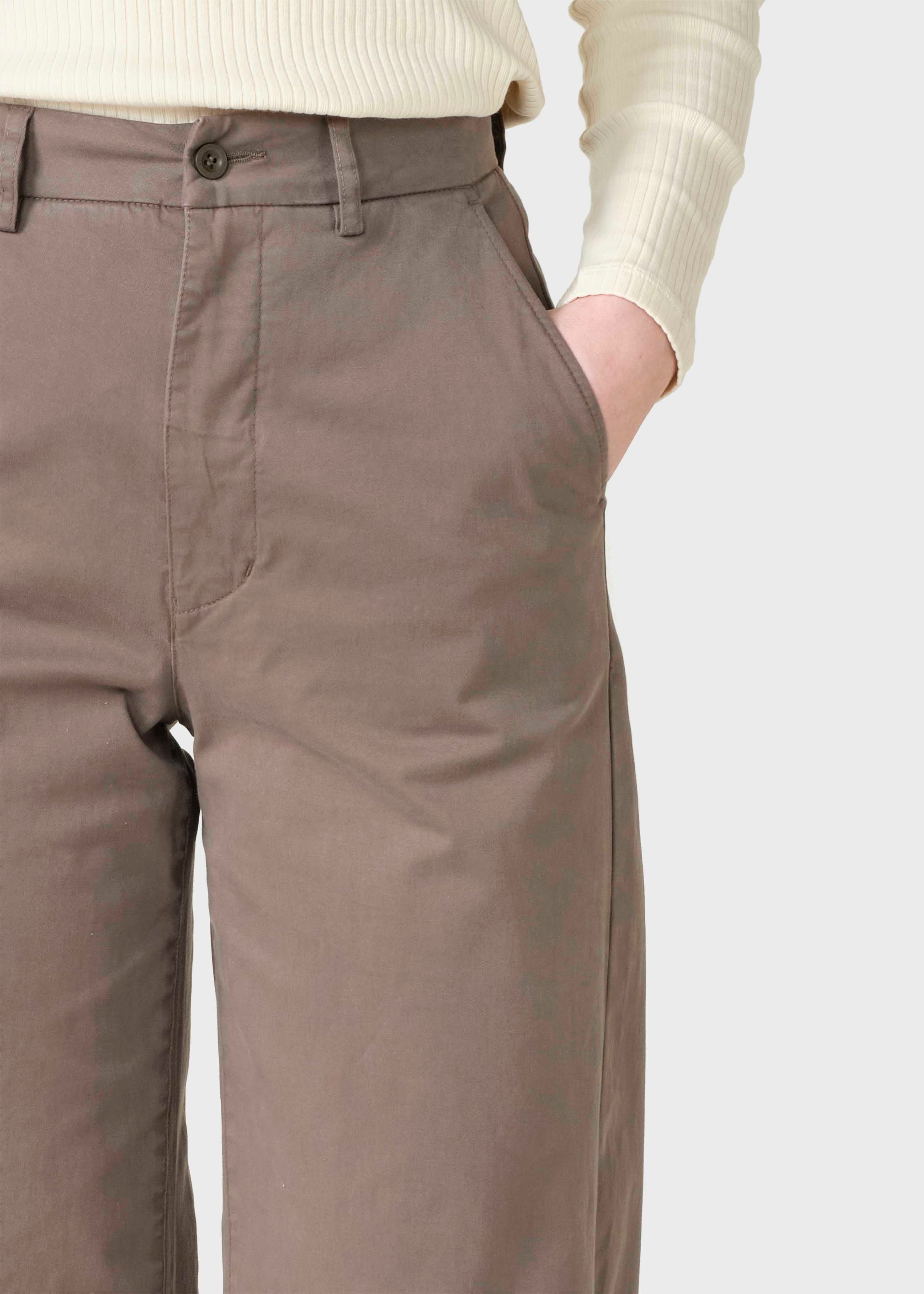 Lois Twill Pants - Taupe